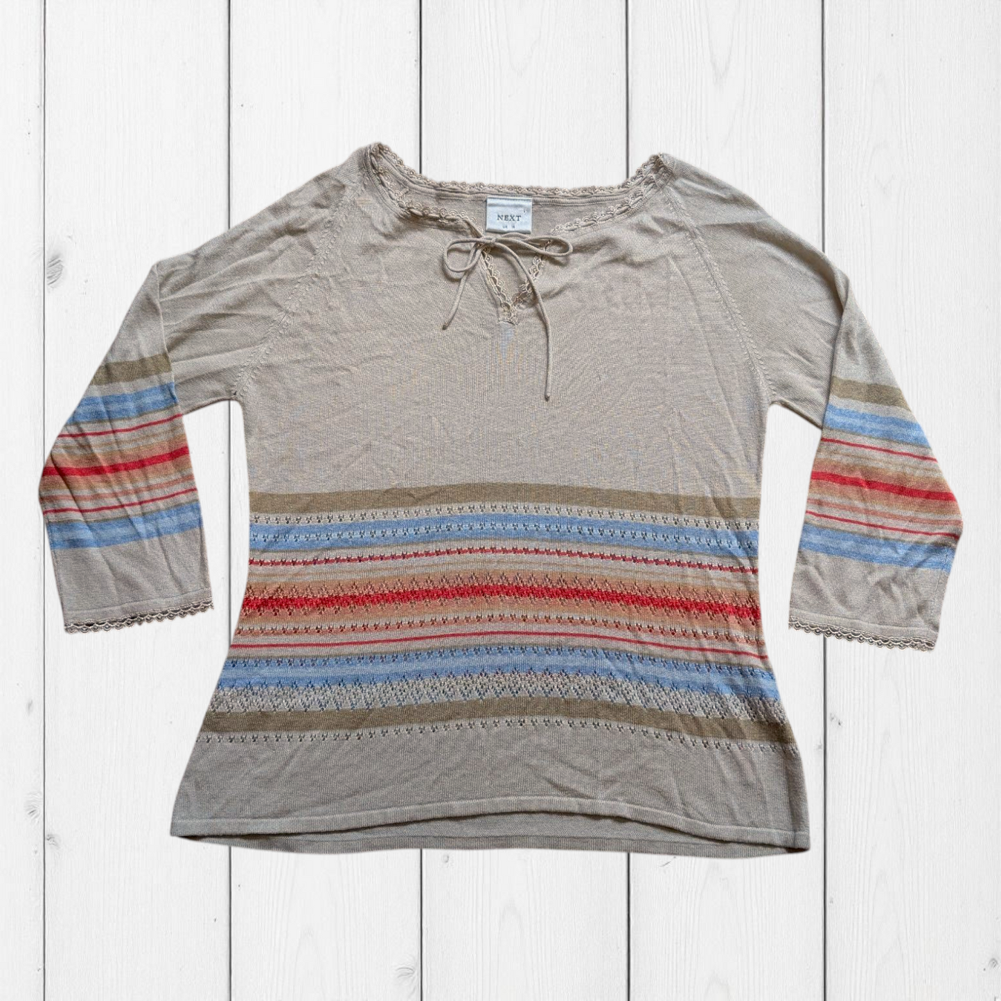 00's Knitted Boho Top