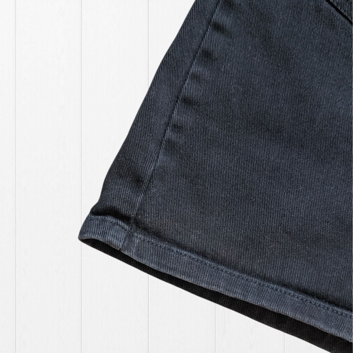 00's Black Denim Hotpants
