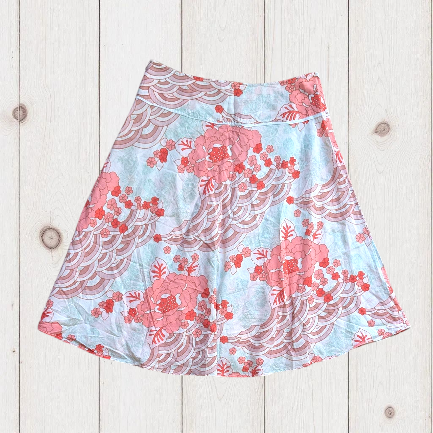 00s Oriental Fairycore Midi Skirt