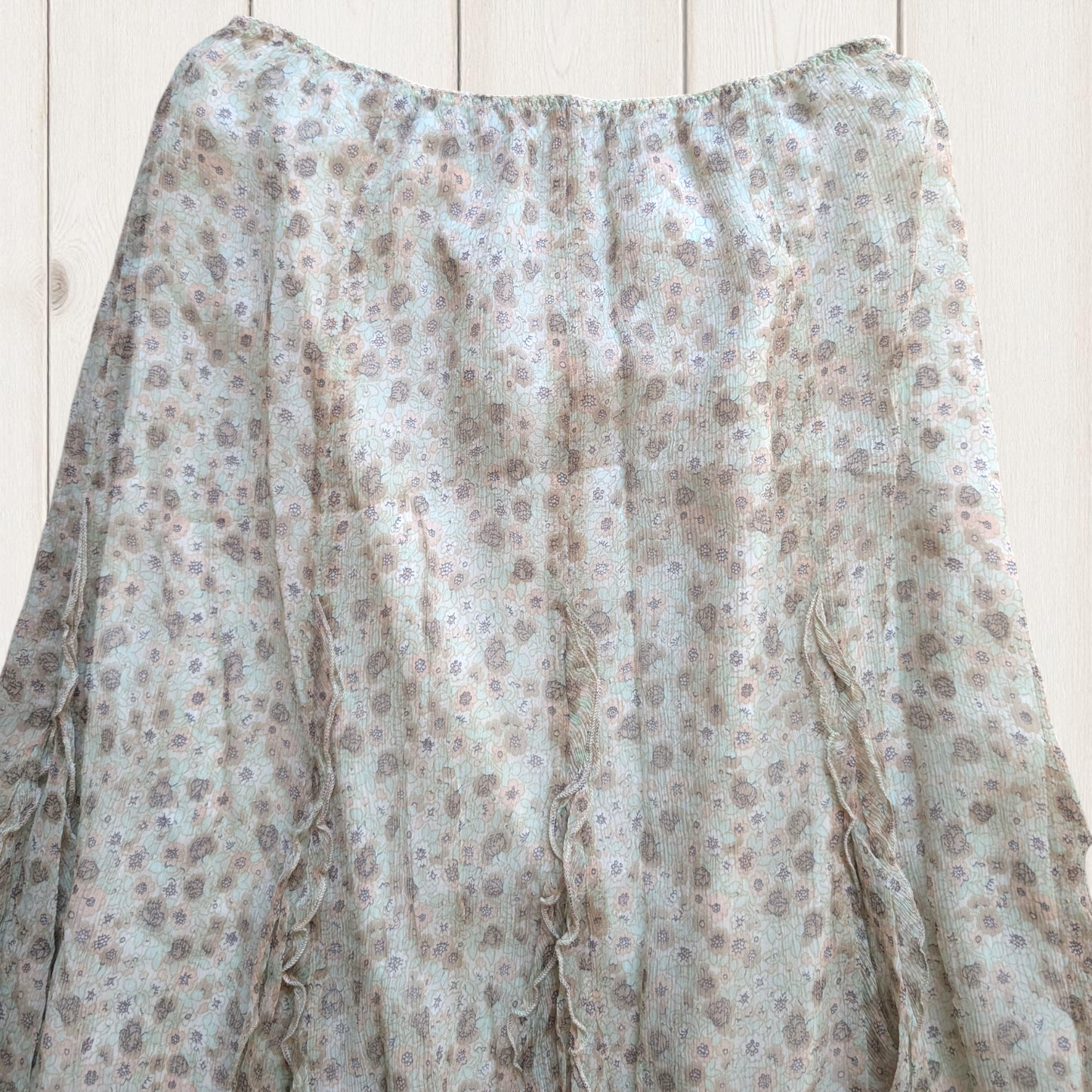 00's Silk Ruffle Fairy Skirt