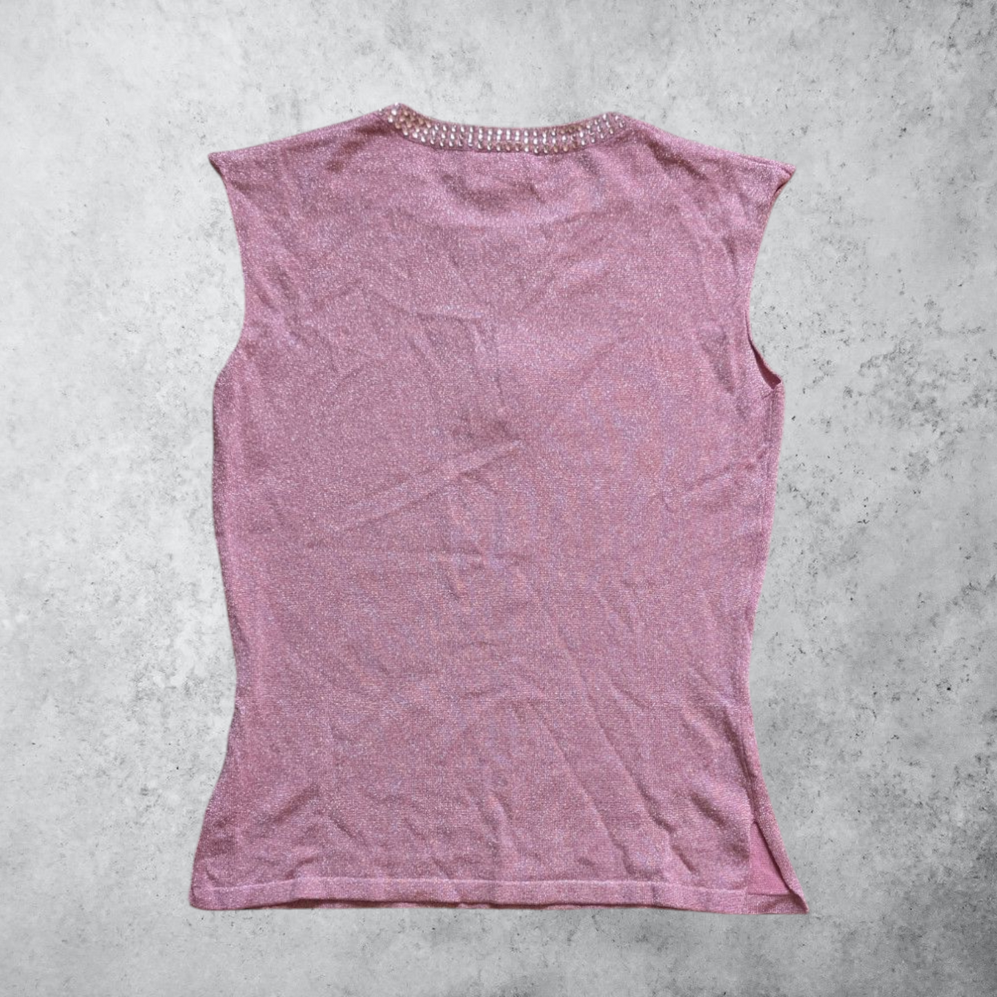 00's Pink Sparkly Top