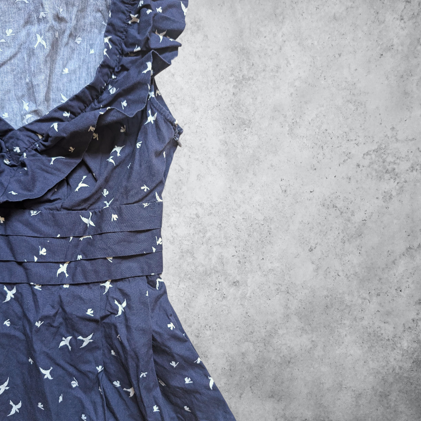 00's Navy Bird Dress
