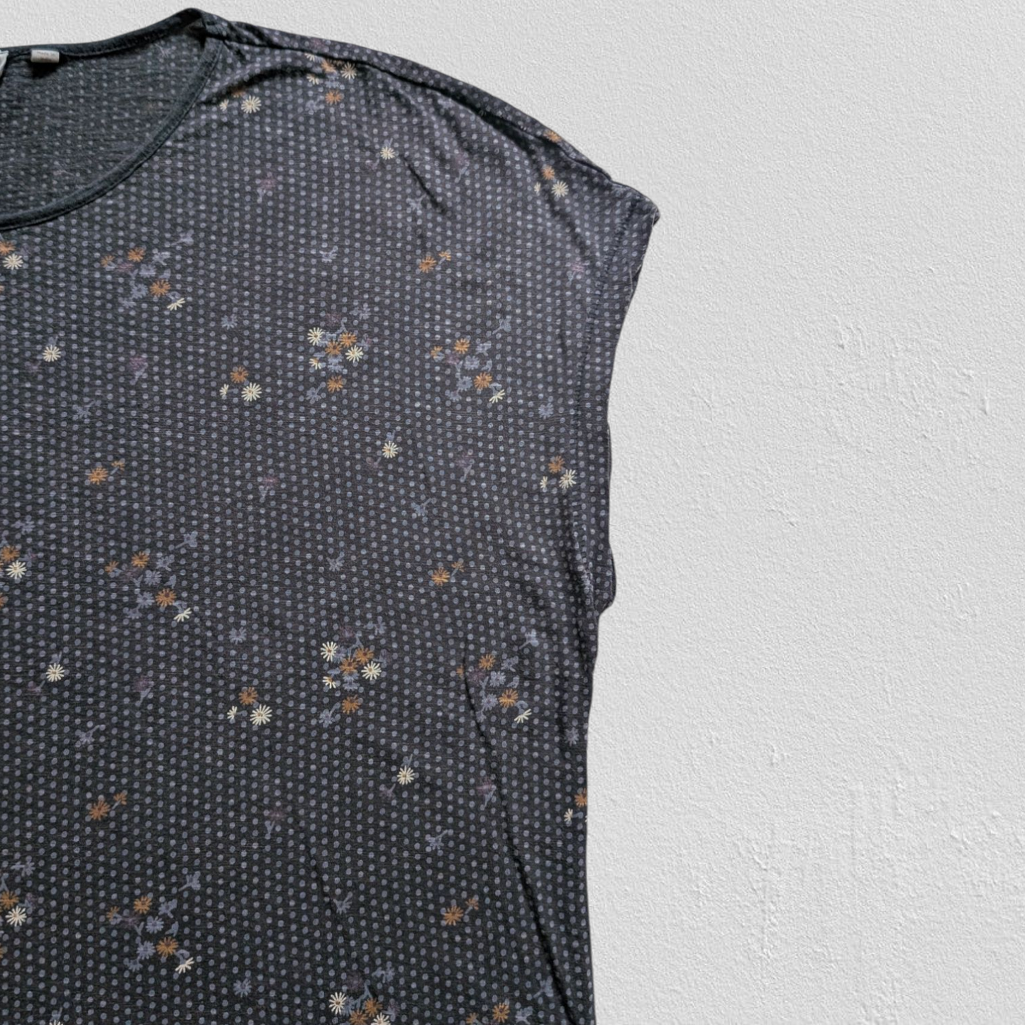 Navy Floral Tee