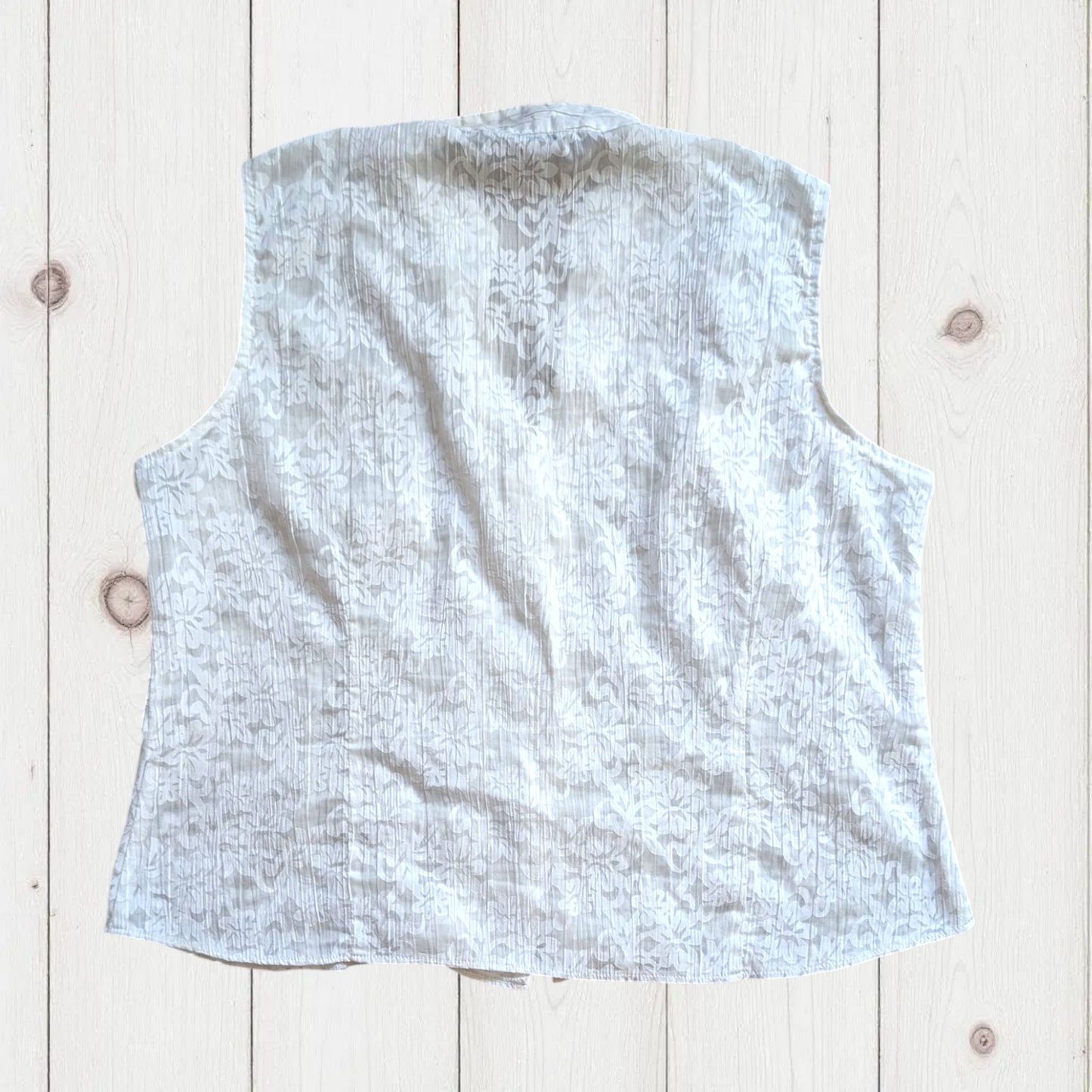 00s Prairie Ivory Sleeveless Blouse