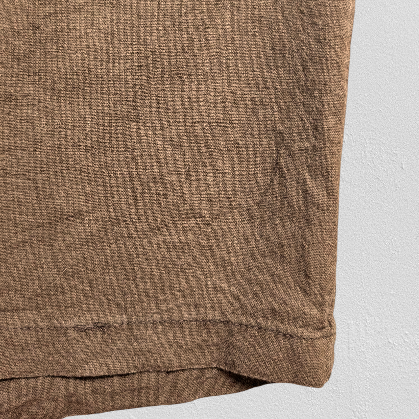 Brown Linen Skirt