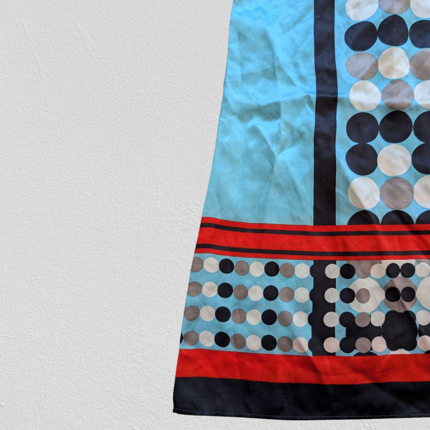 00's Turquoise Abstract Cami