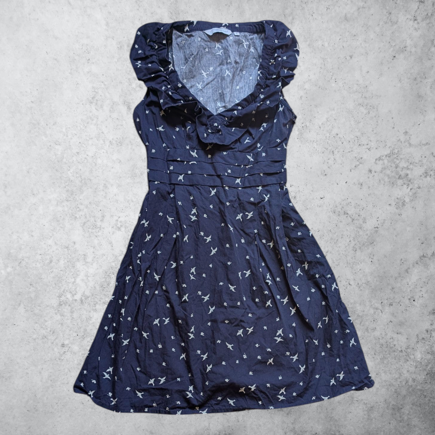 00's Navy Bird Dress