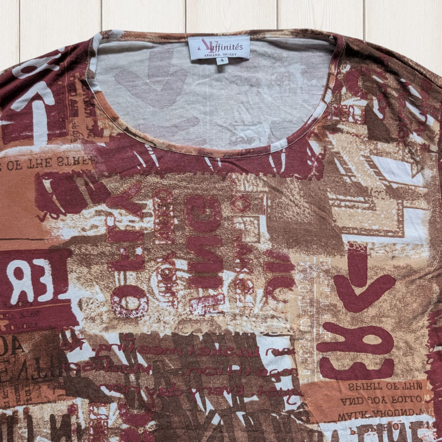 00's Earthy Graphic Long Sleeve