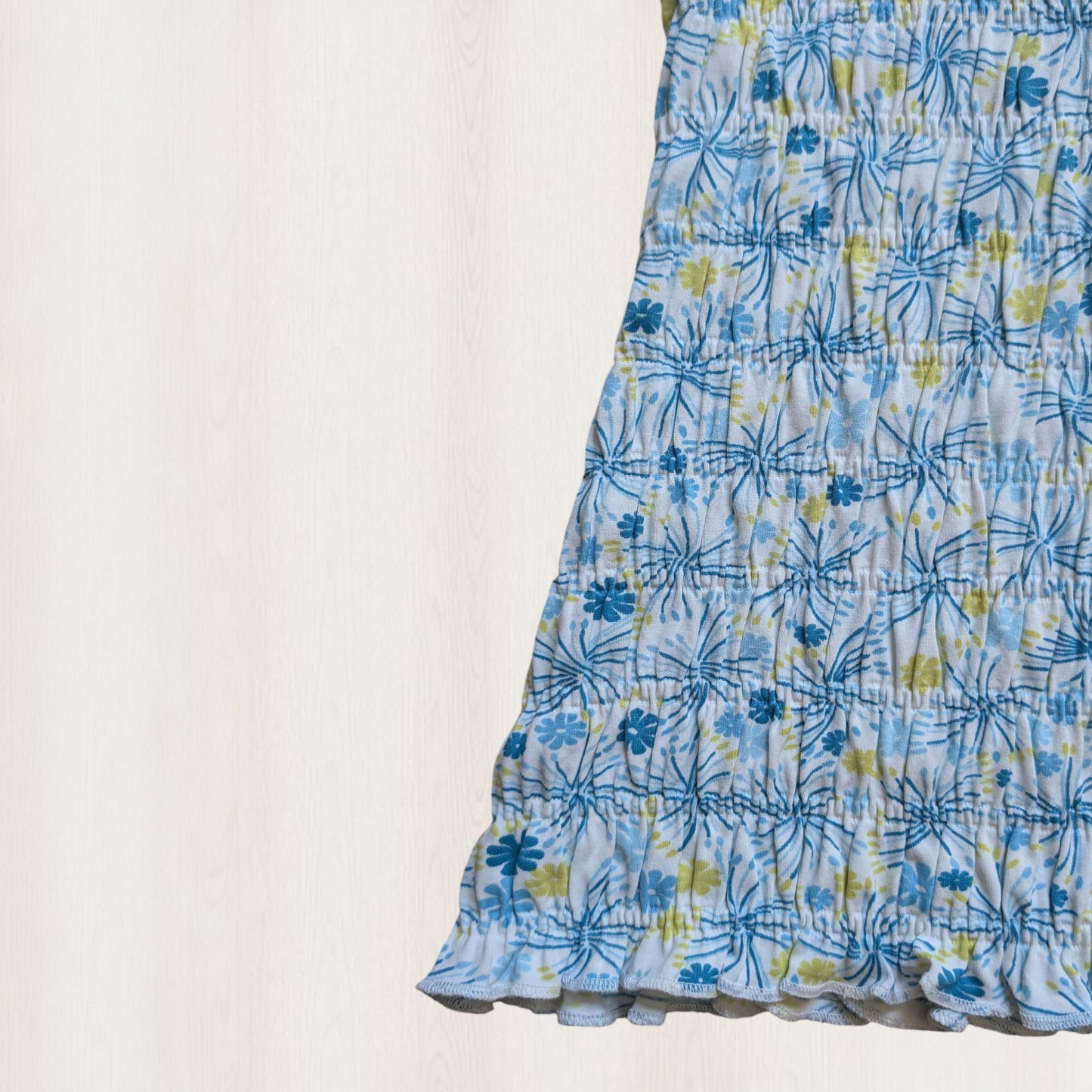 00's Cottagecore Shirred Top