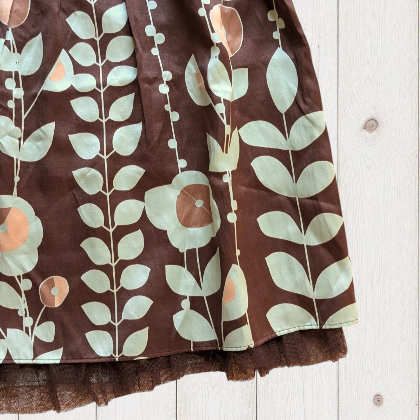 Ted Baker A-Line Silk Skirt