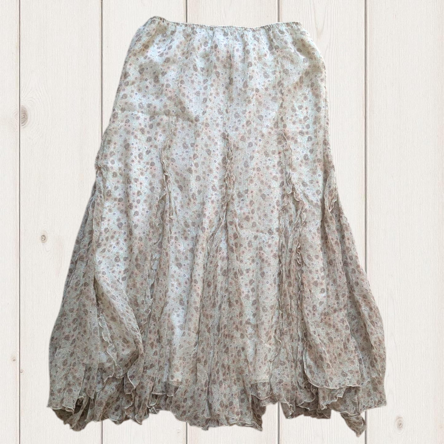 00's Silk Ruffle Fairy Skirt