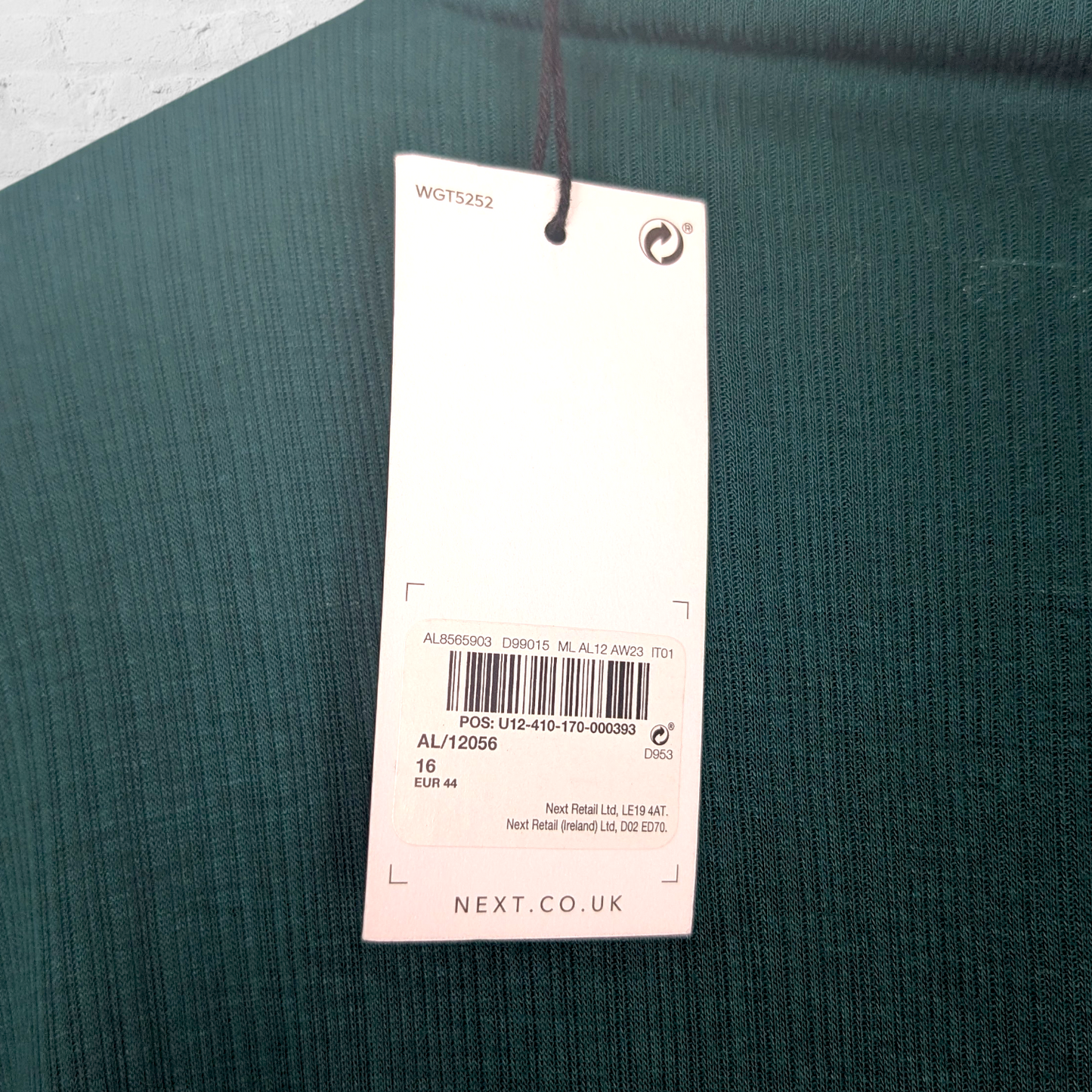 Green Long Sleeve Knit Top