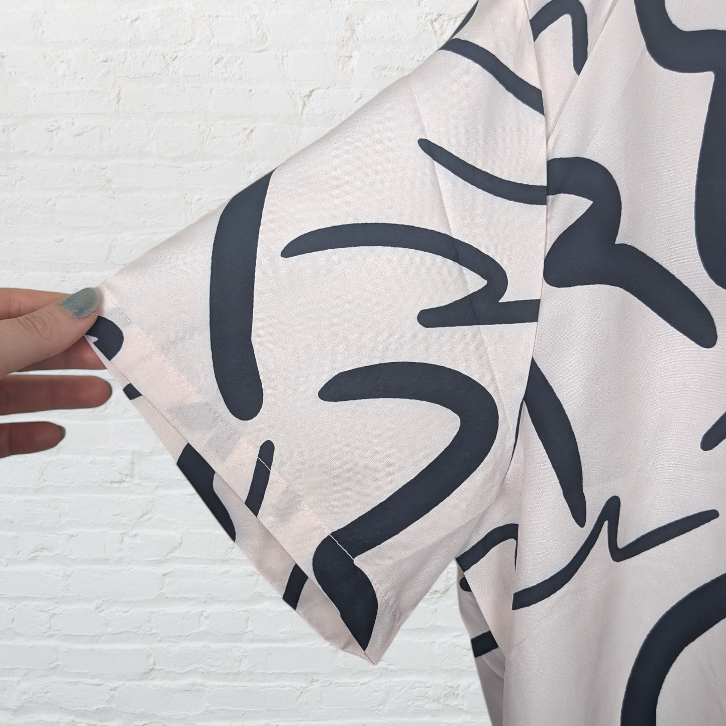 Squiggle Pale Pink Shirt