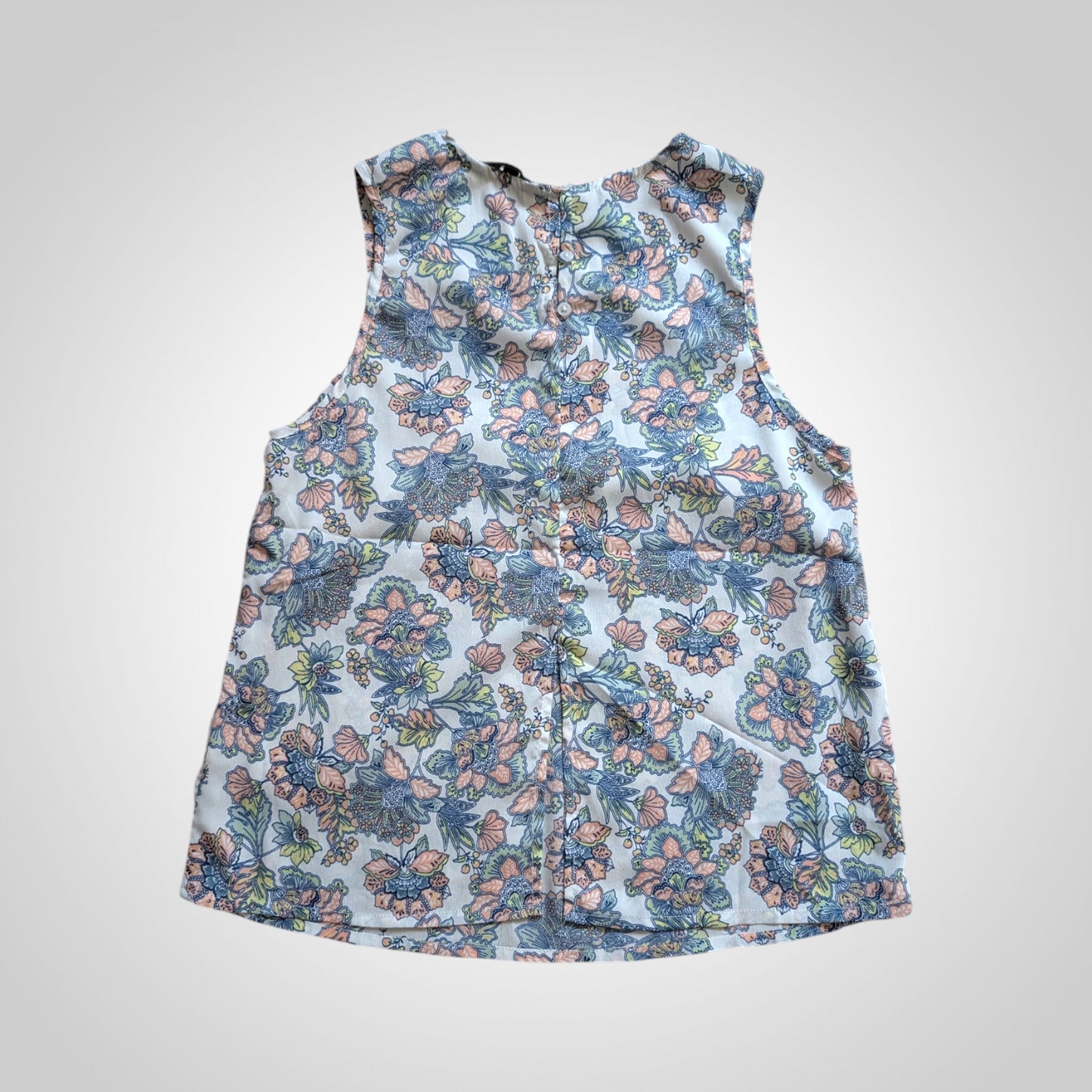 New Look Sleeveless Floral Blouse