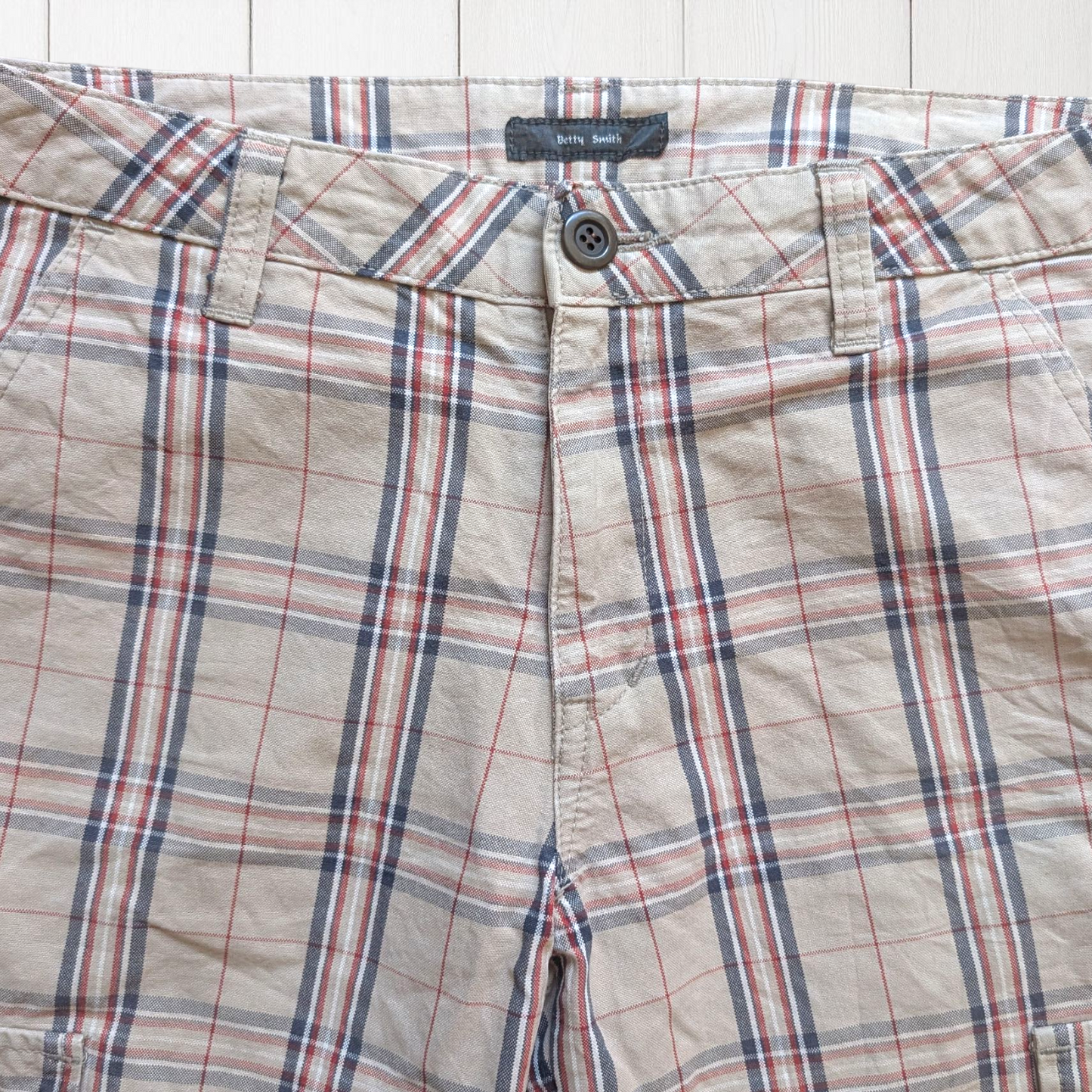 00's Grunge Checked Trousers