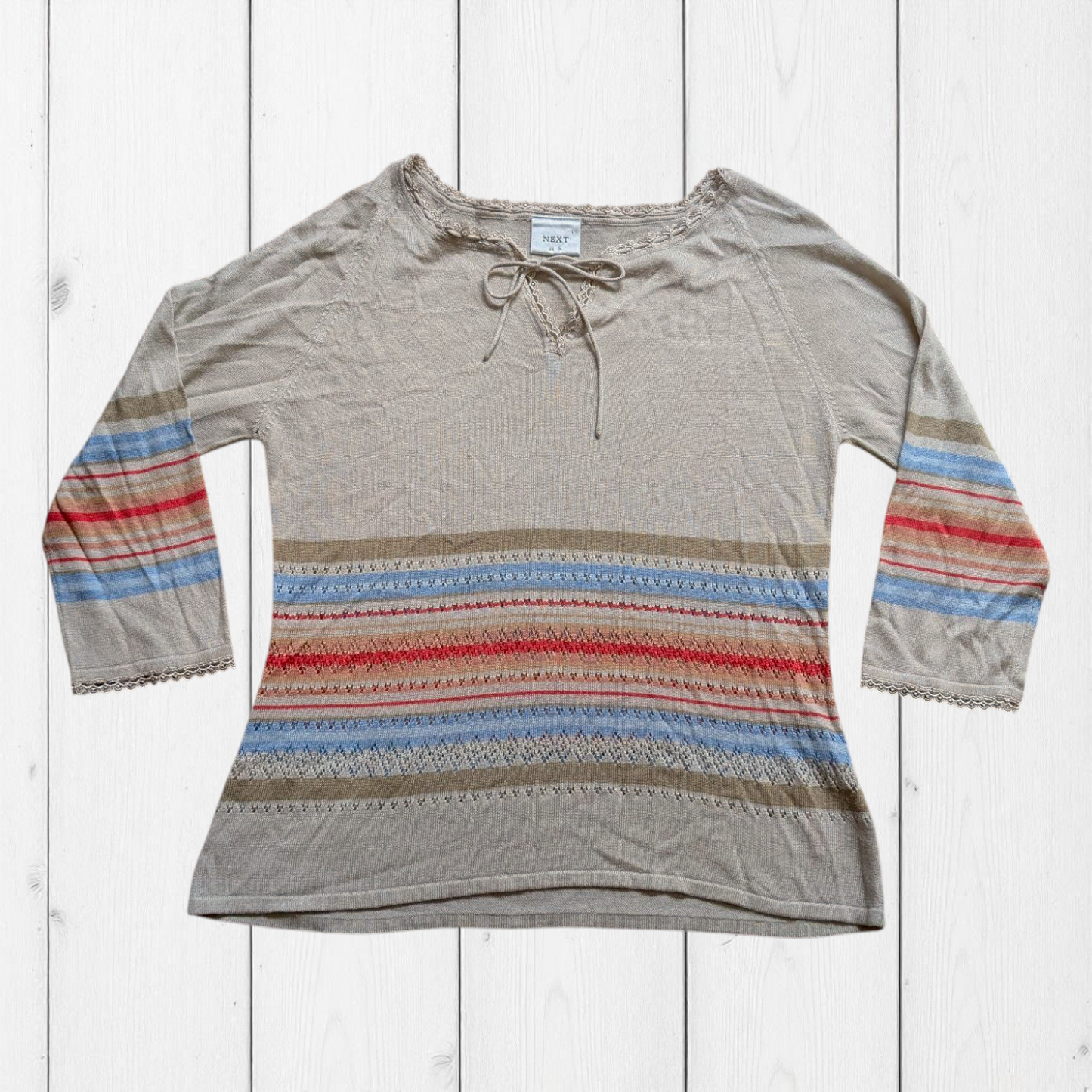 00's Knitted Boho Top