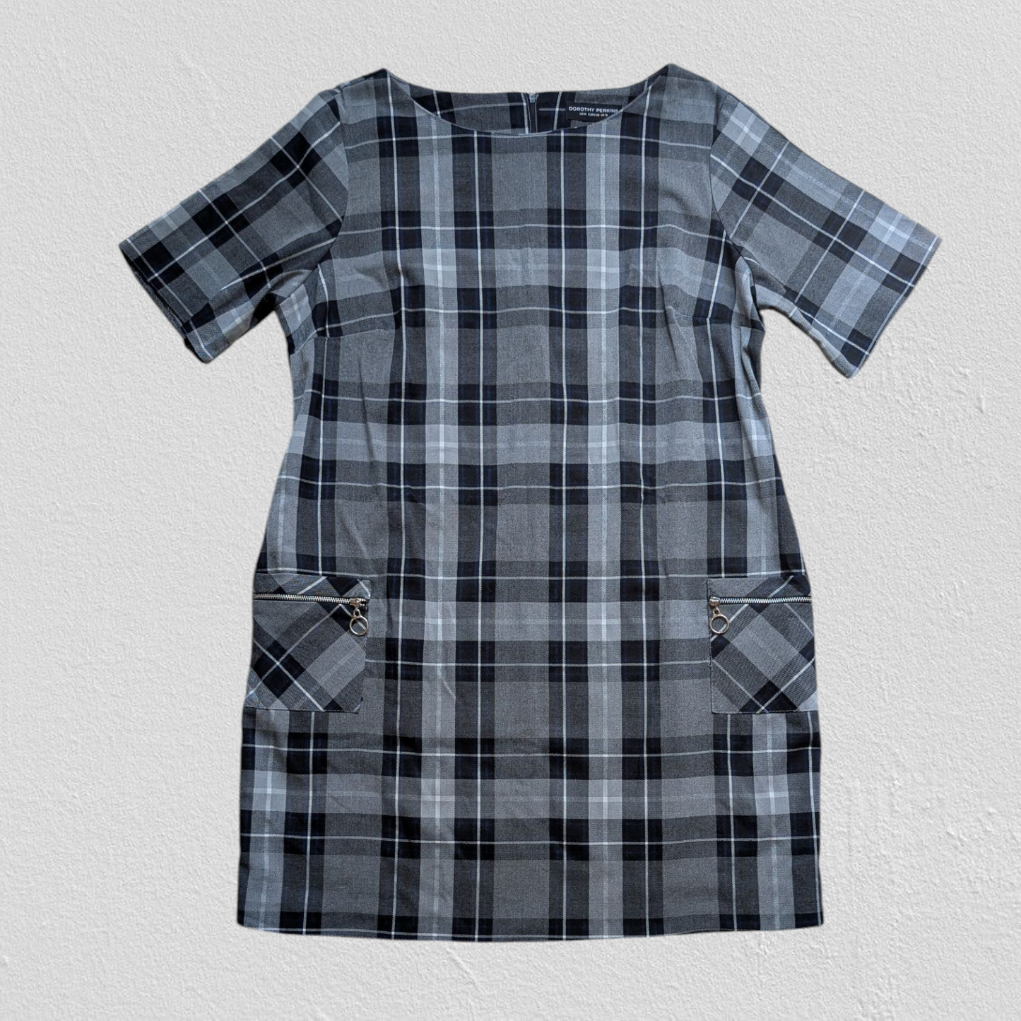 Checked Shift Dress