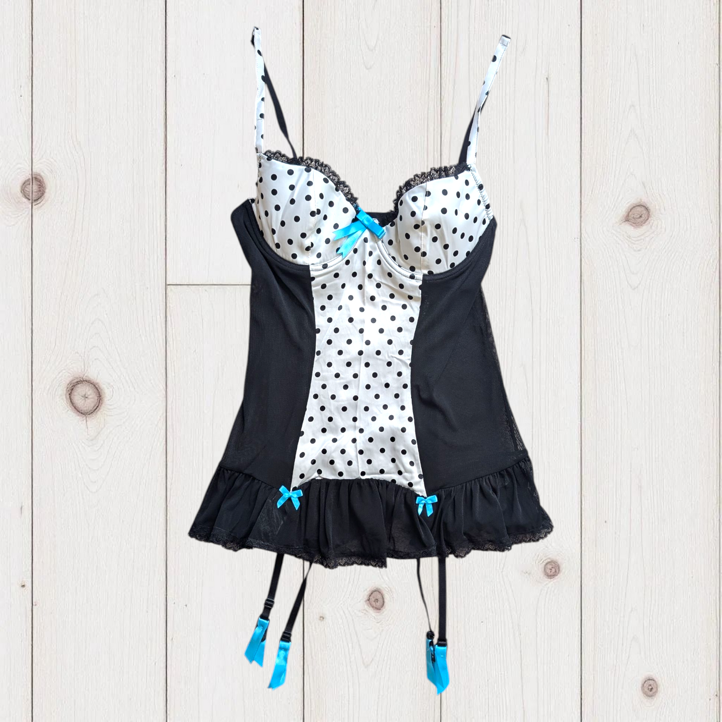 00's La Senza Polka Dot Bustier