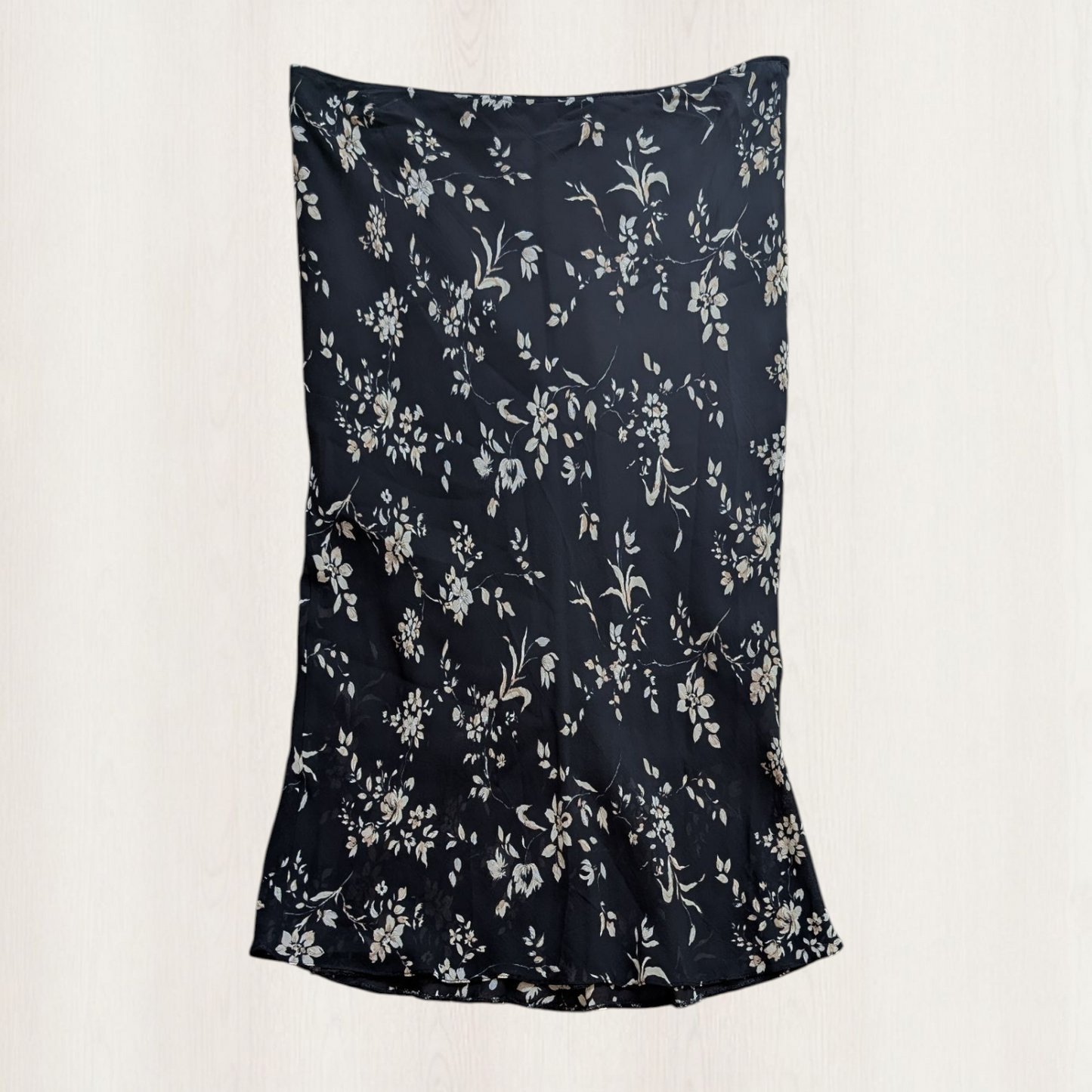 90's Whimsygoth Floral Midi Skirt