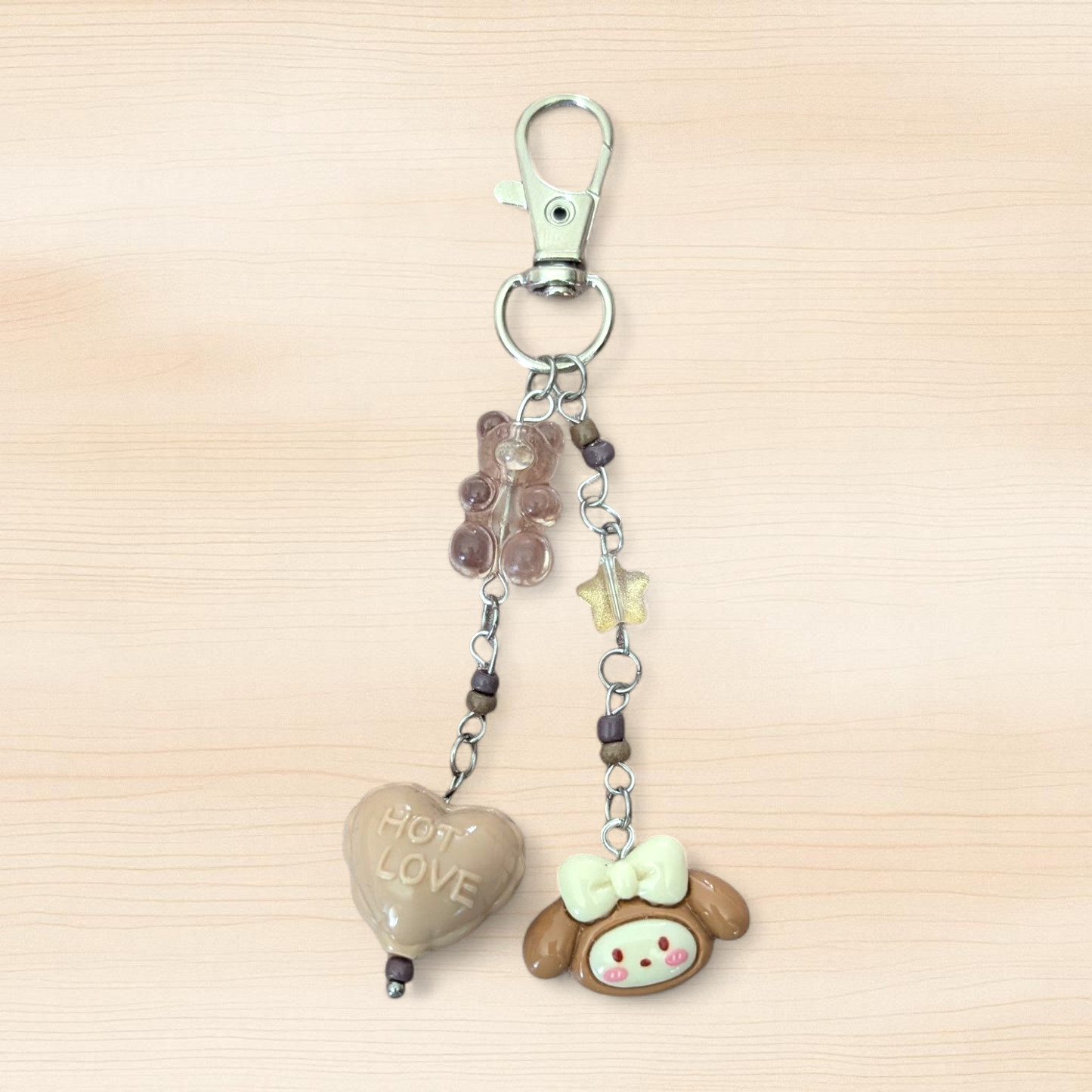 Mocha Babies Bag Charm
