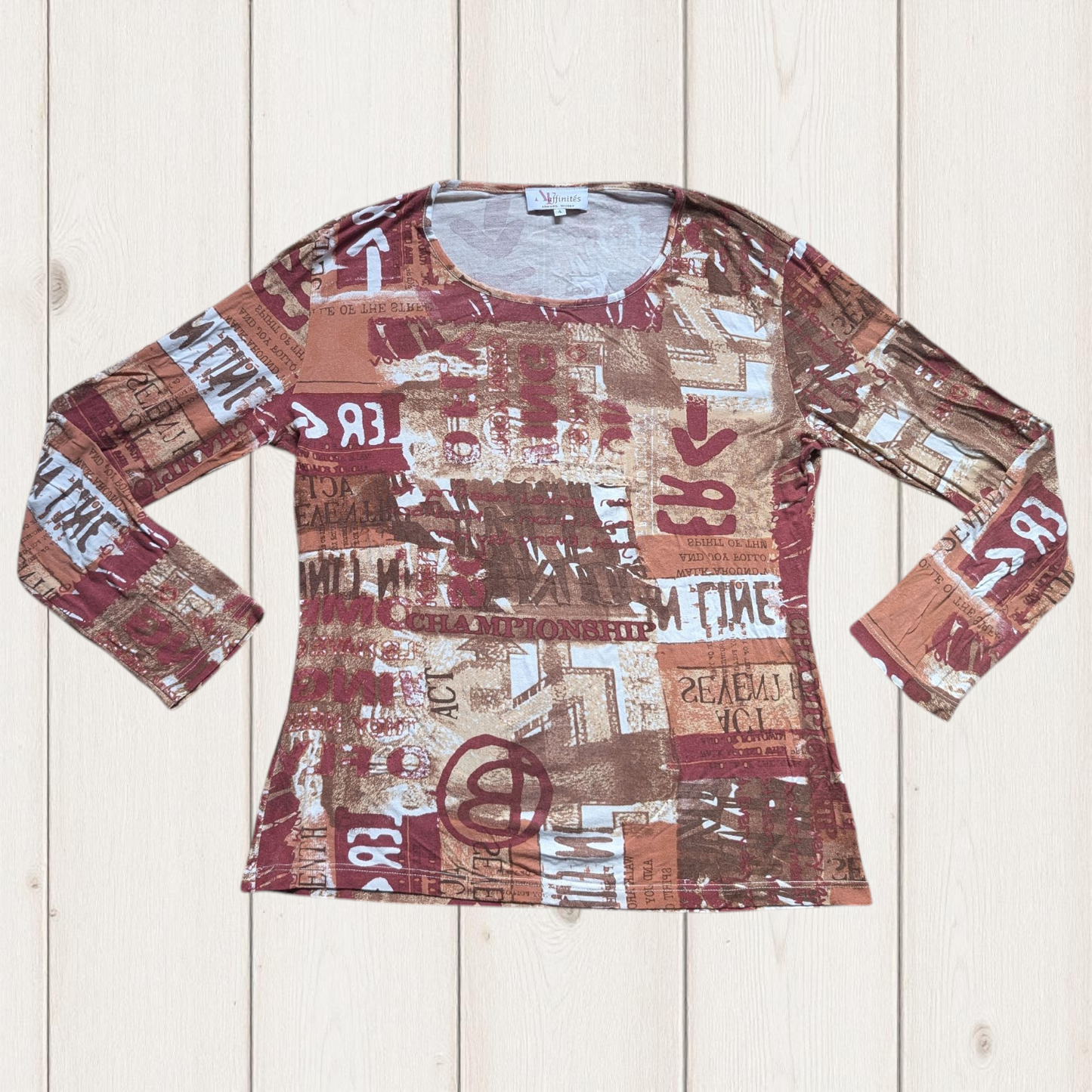 00's Earthy Graphic Long Sleeve