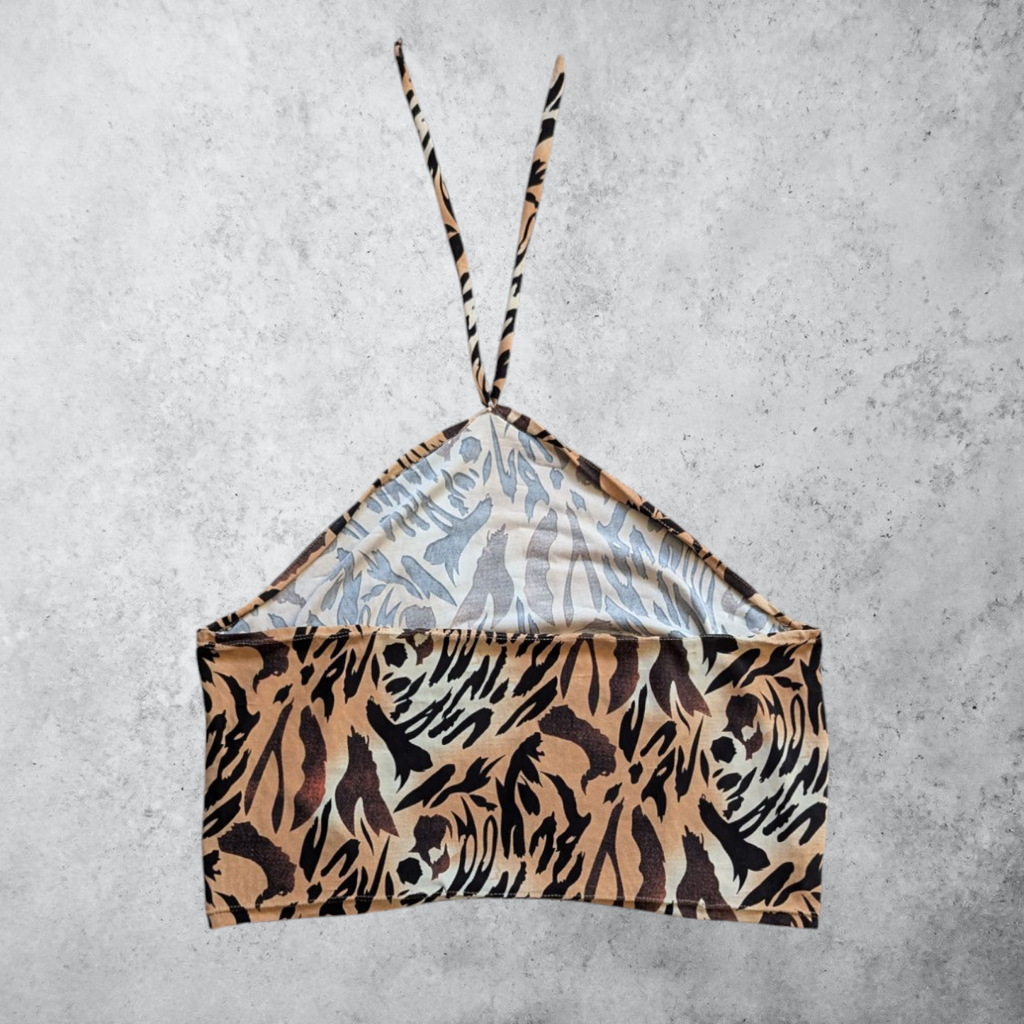 00's Tiger Halter Neck