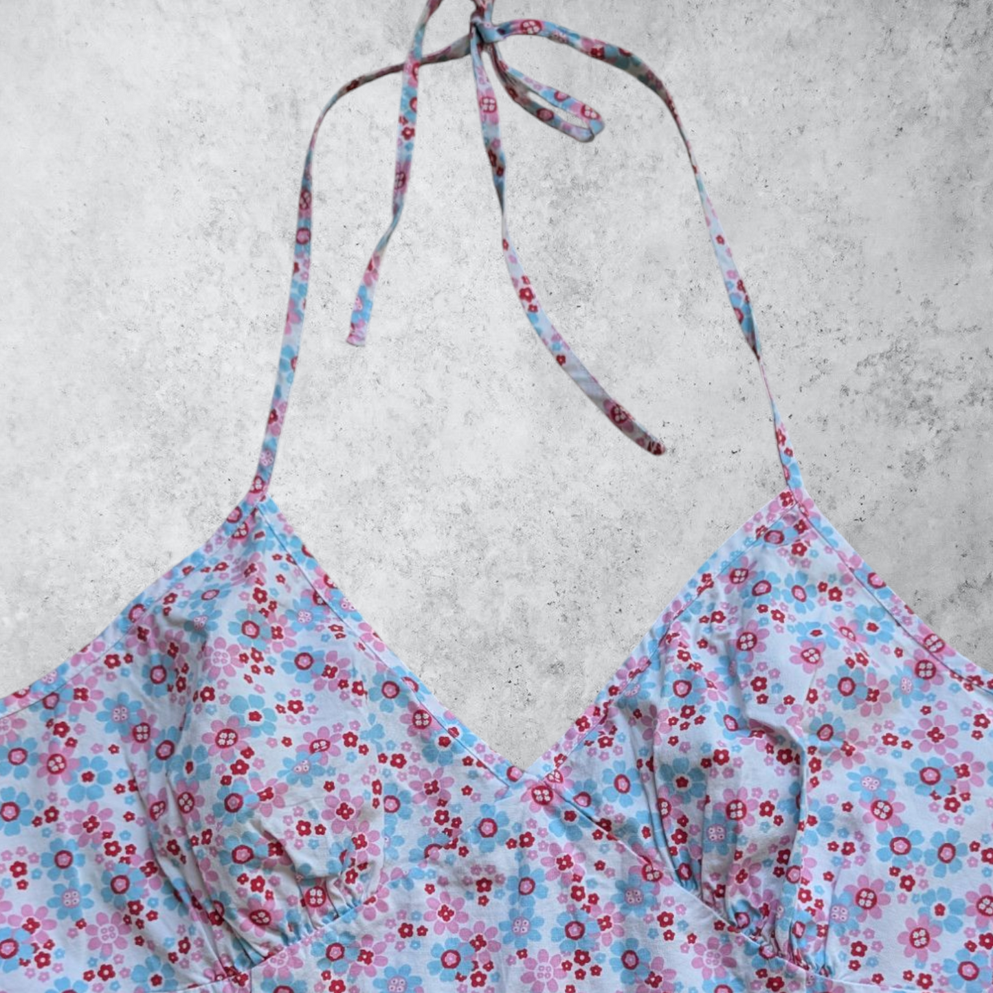 00's Floral Midi Dress