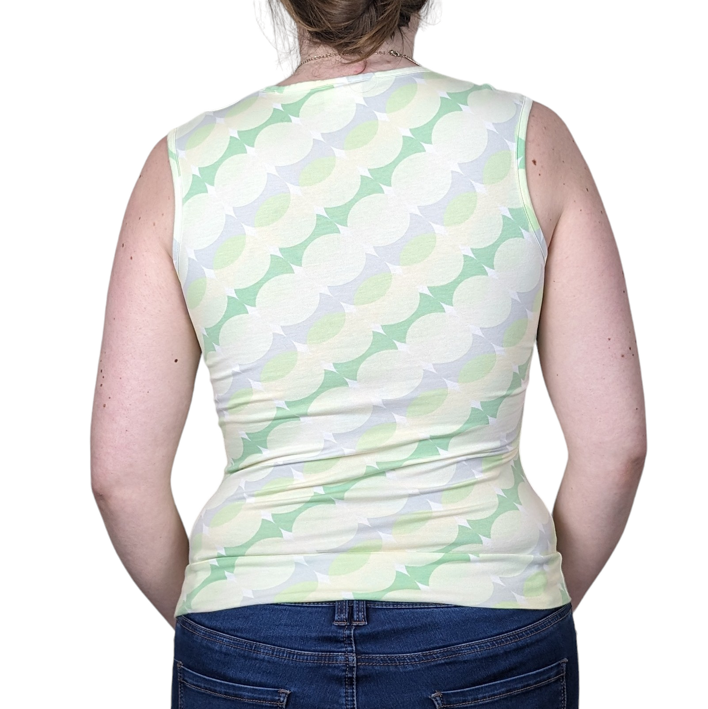 00's Mint V-Neck Top