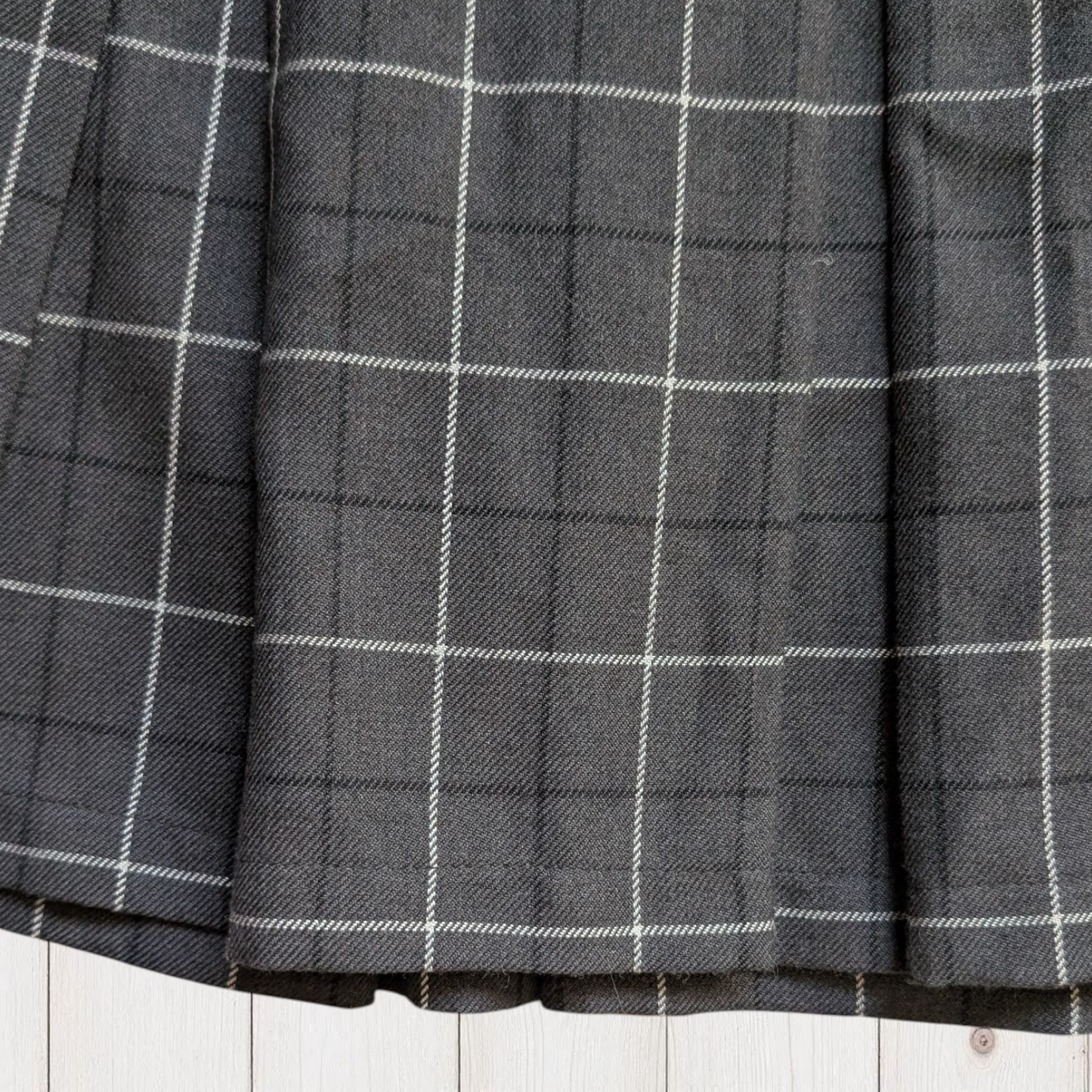 00s Grunge Pleated Mini Skirt