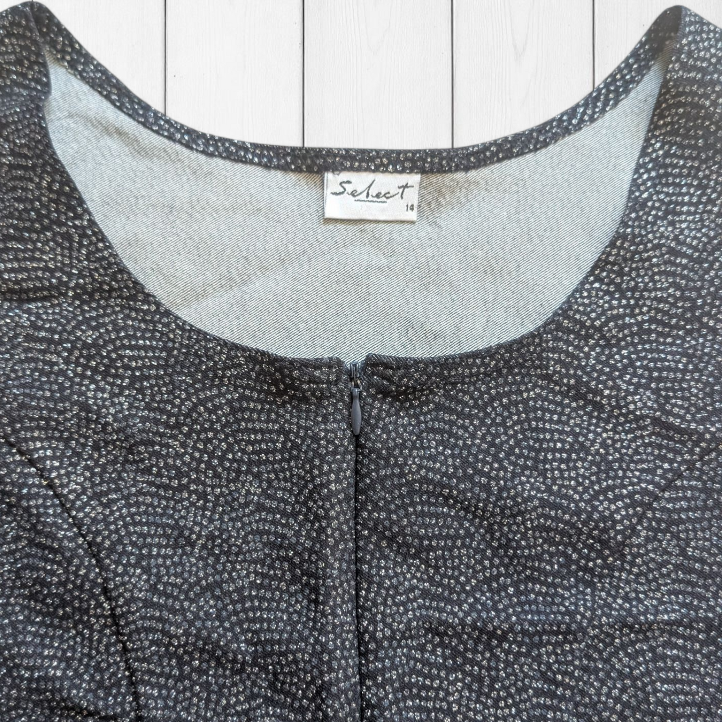 00's Glittery Party Top