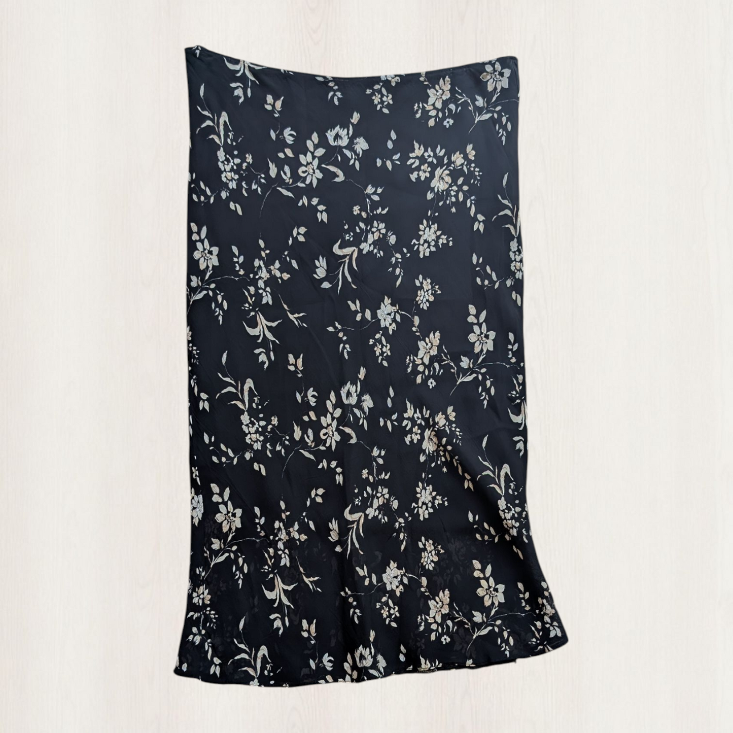 90's Whimsygoth Floral Midi Skirt