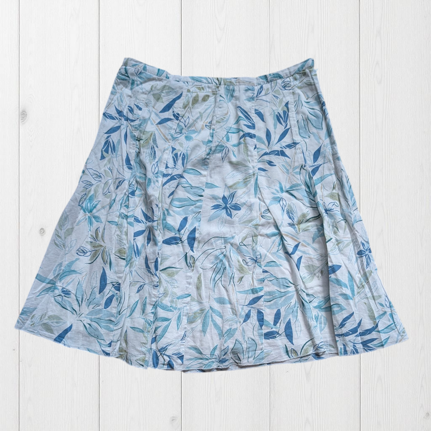 00's Floral Midi Skirt