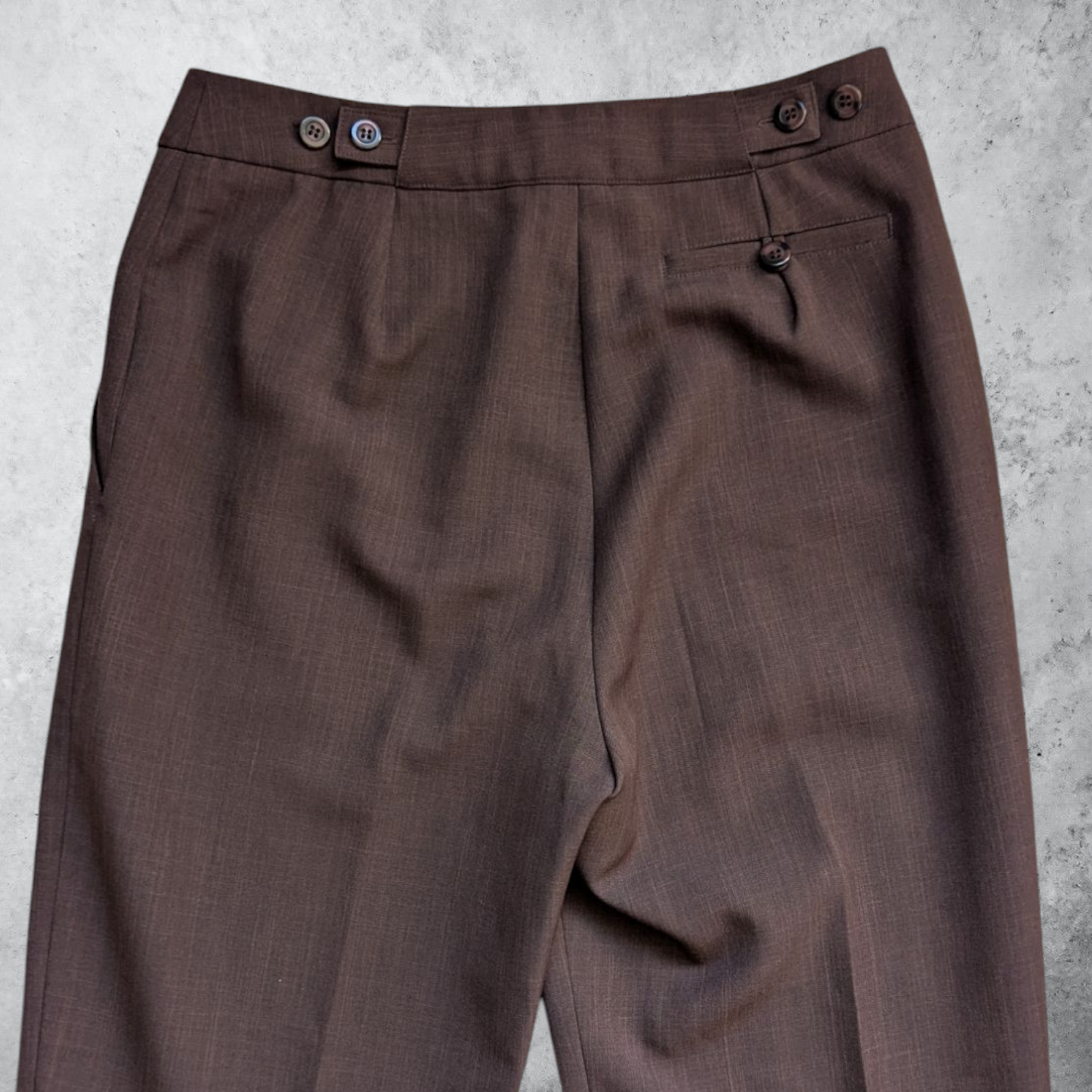 90's Brown Corpcore Trousers