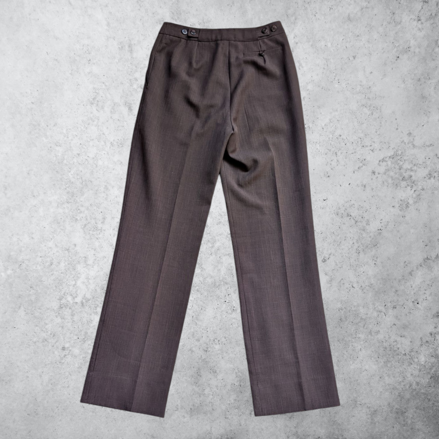 90's Brown Corpcore Trousers
