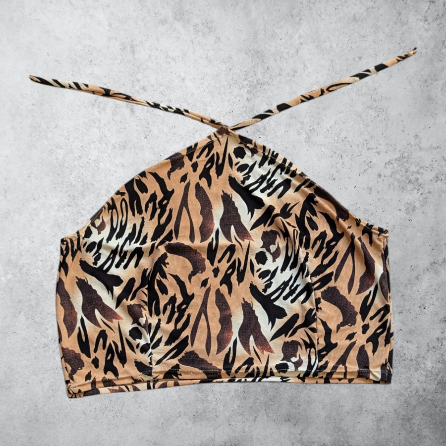 00's Tiger Halter Neck