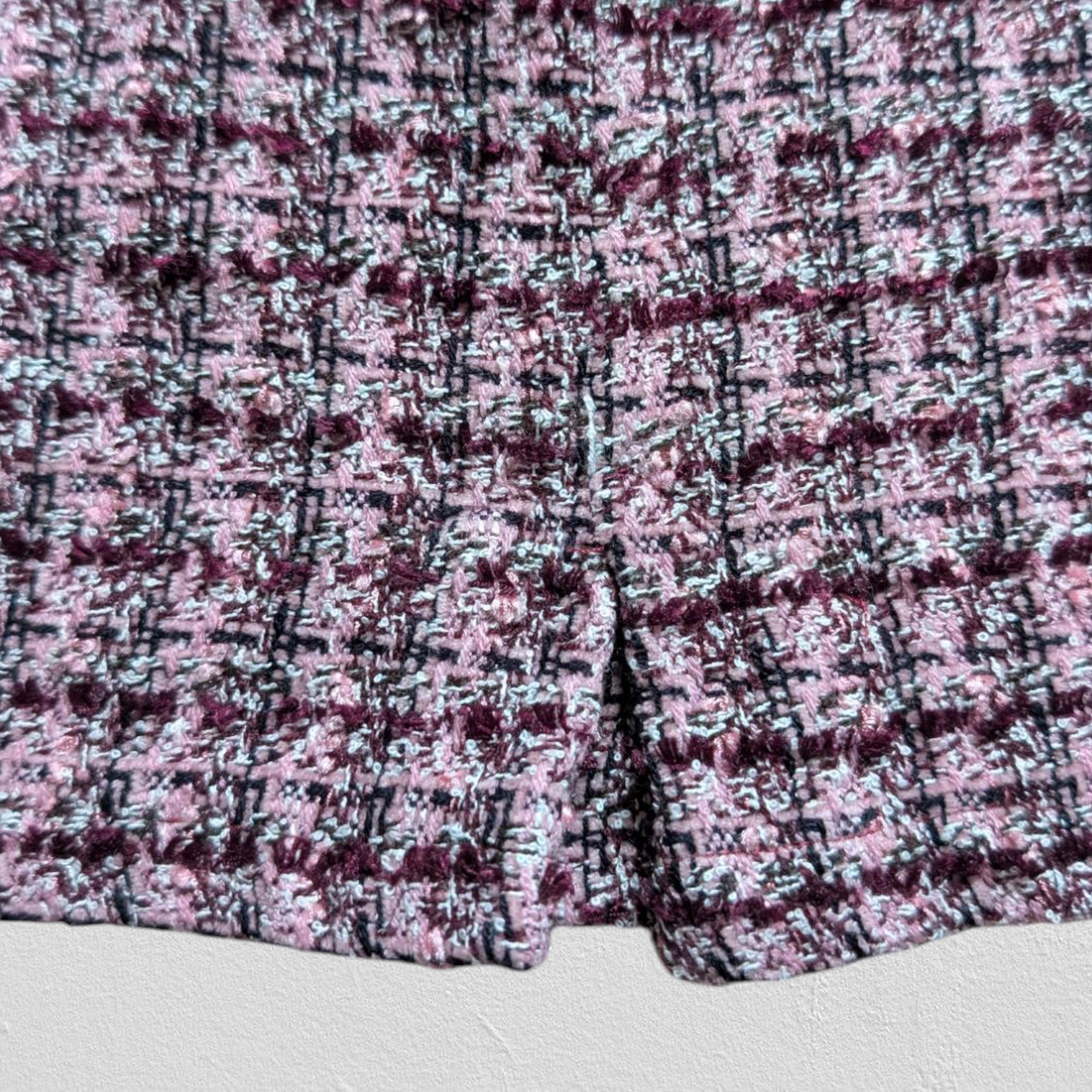 00's Pink Tweed Mini Skirt