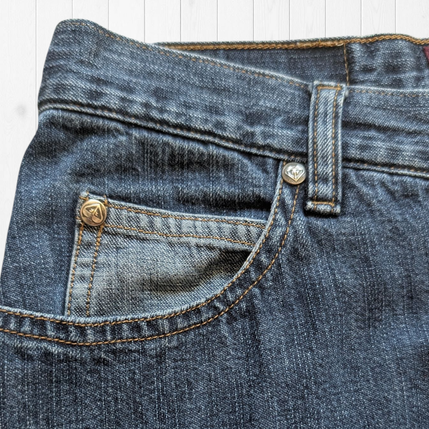 00's Roxy Denim Midi Skirt