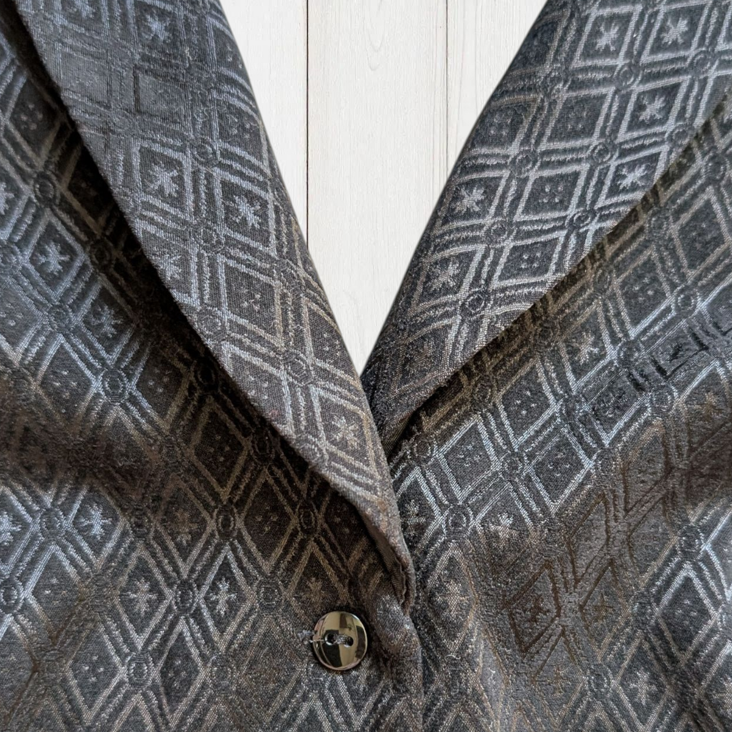 00s Black Velvet Waistcoat