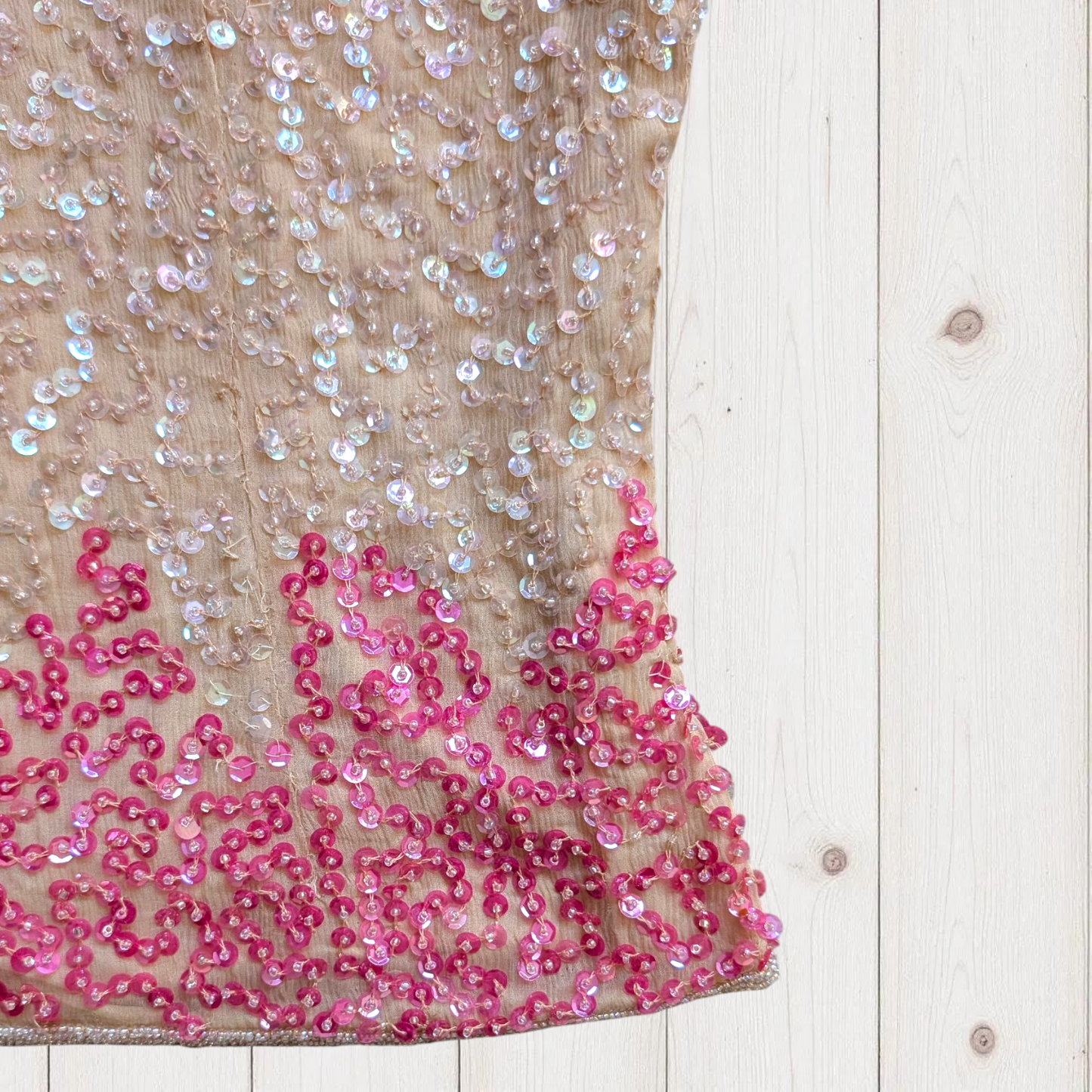 80s Frank Usher Beaded Top