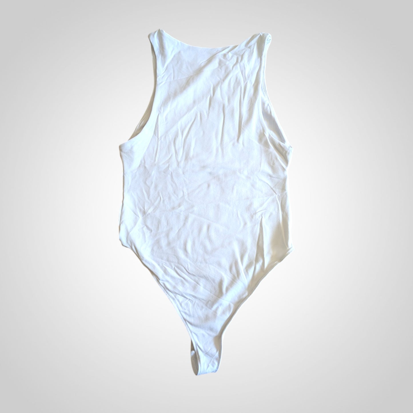 White Sleeveless Bodysuit