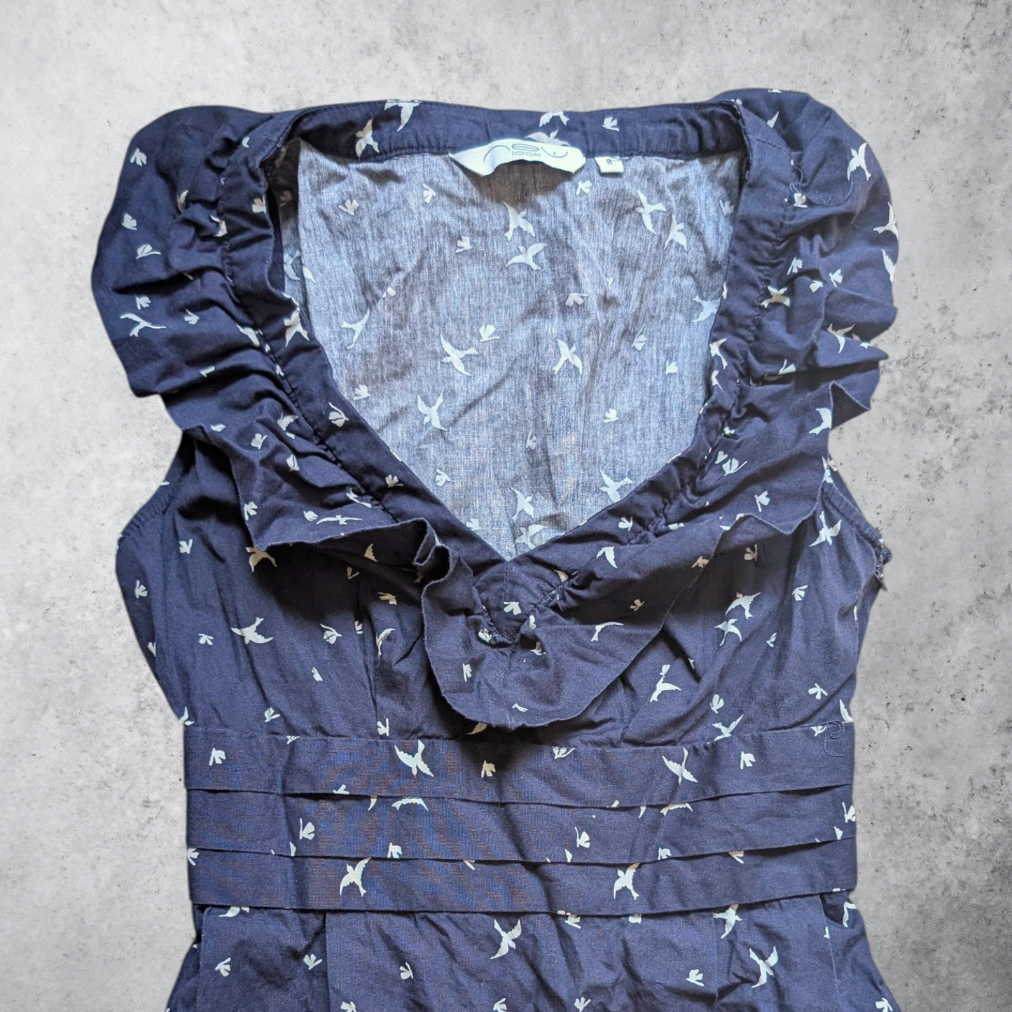 00's Navy Bird Dress