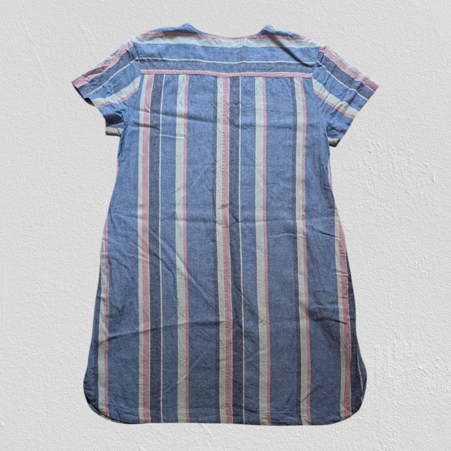 Striped Linen Shift Dress