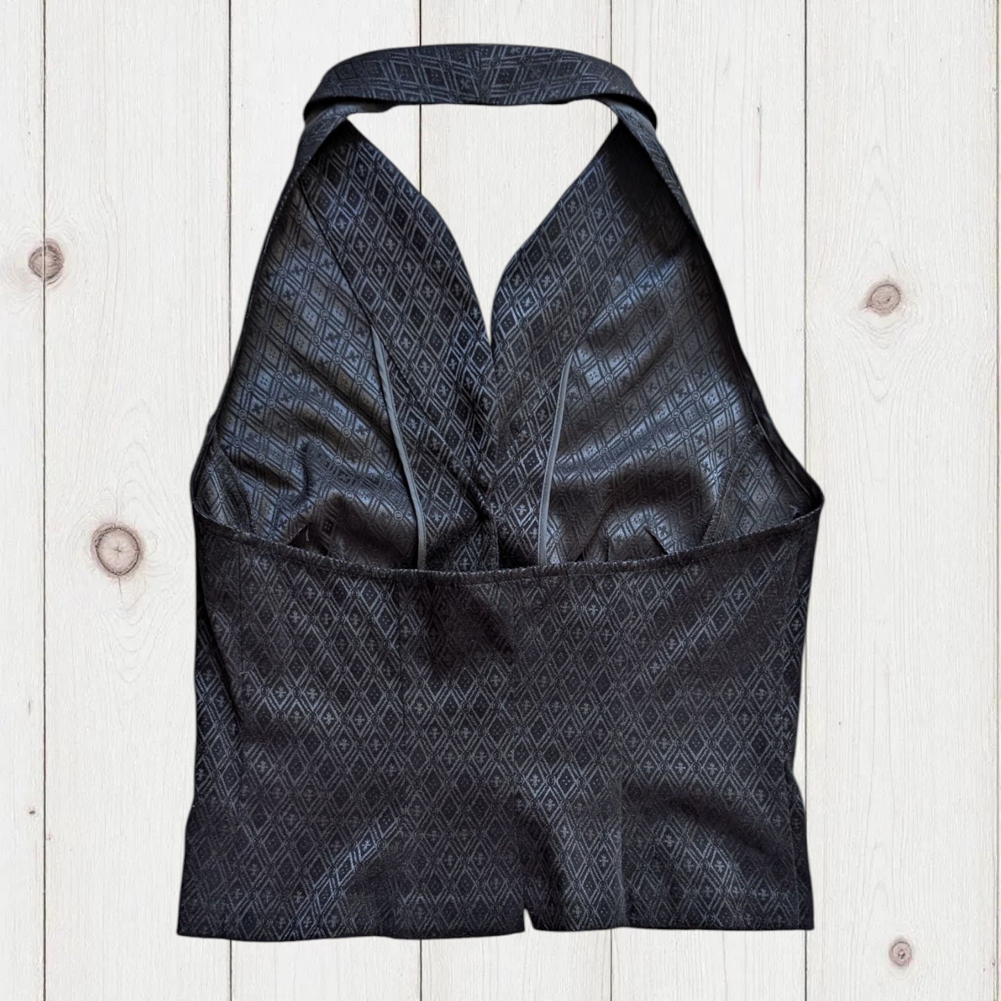 00s Black Velvet Waistcoat