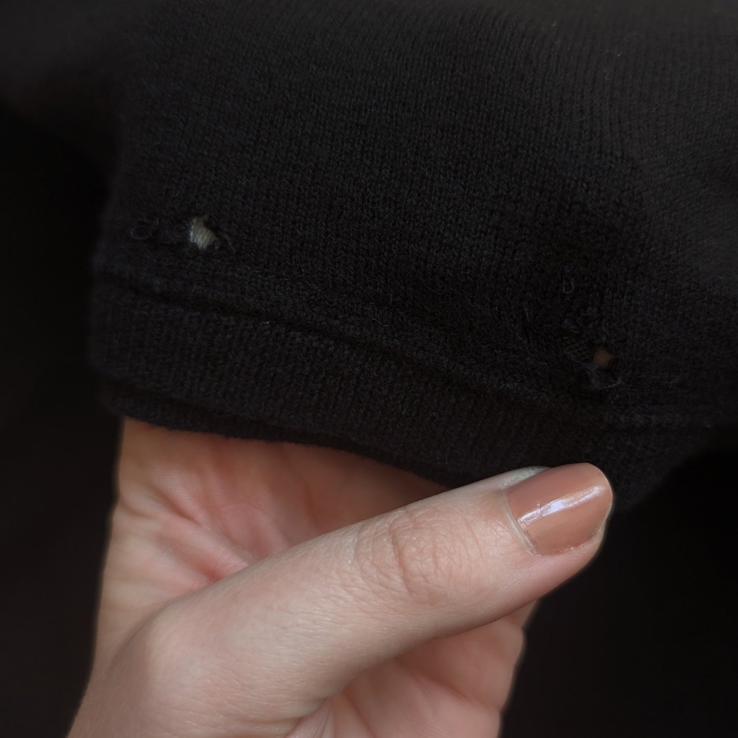 French Connection Black Wool Blend Jumper