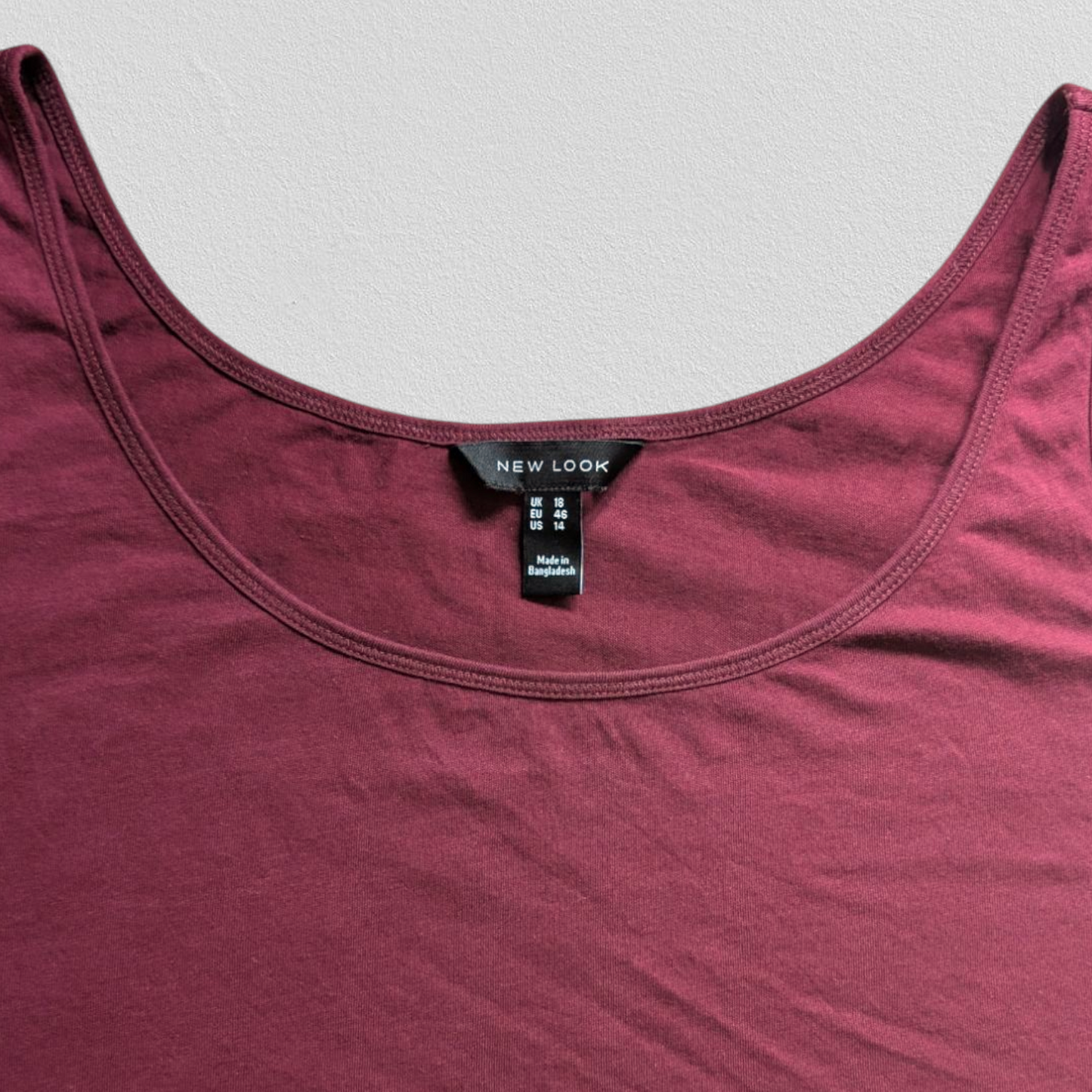 Burgundy Vest Top