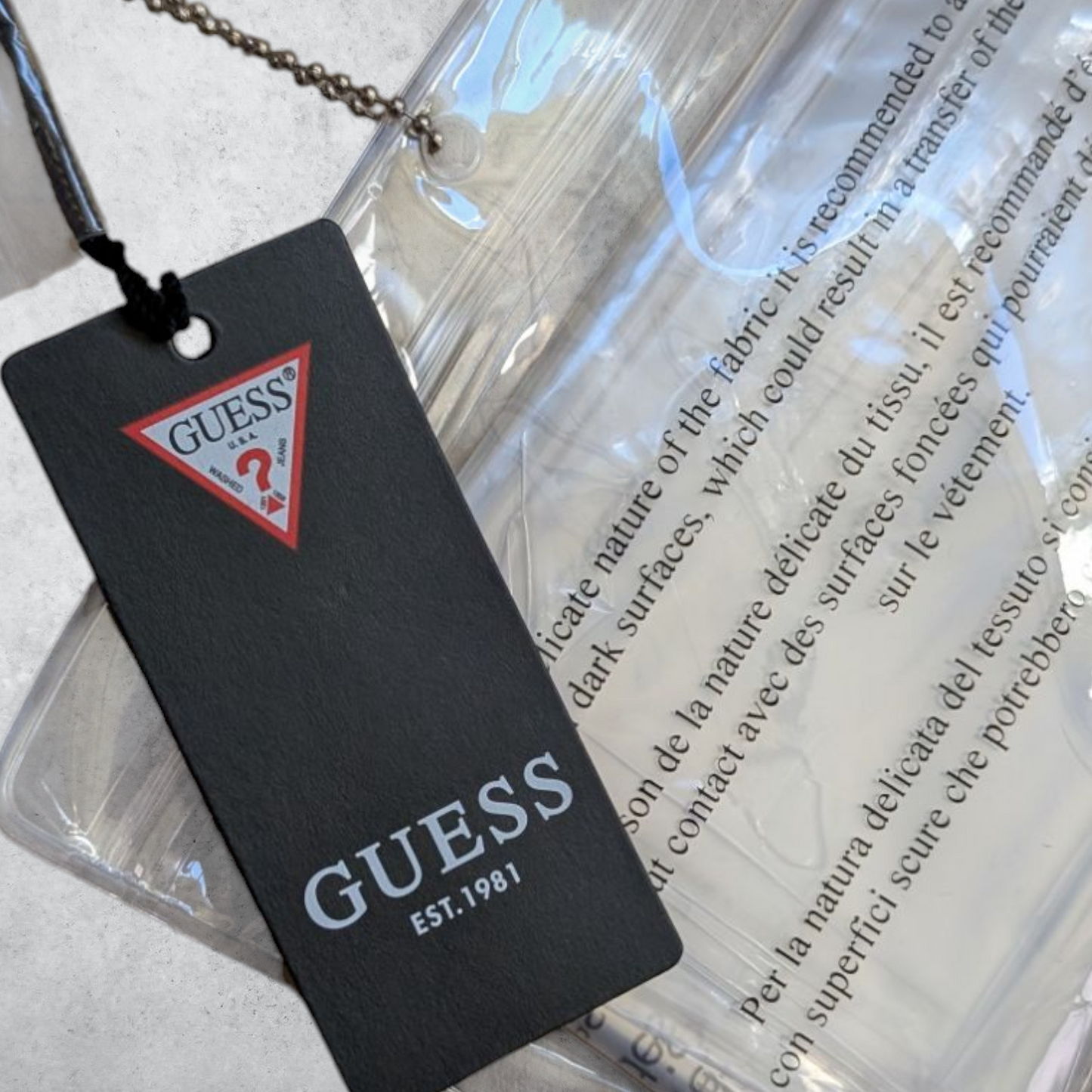 Guess Cream Faux Leather Trousers