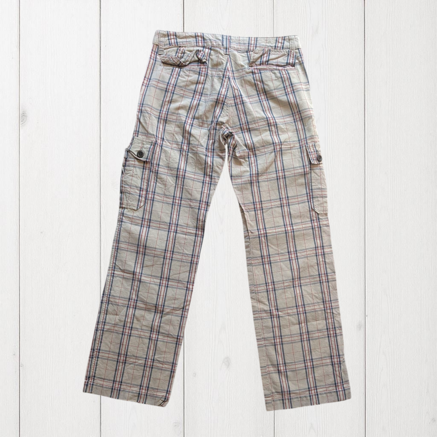00's Grunge Checked Trousers