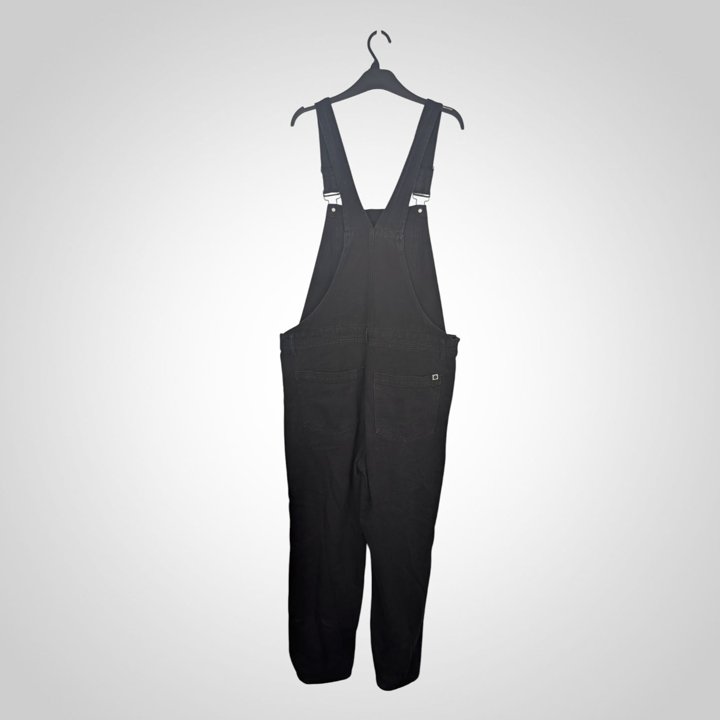 Lazy Oaf Black Denim Overalls