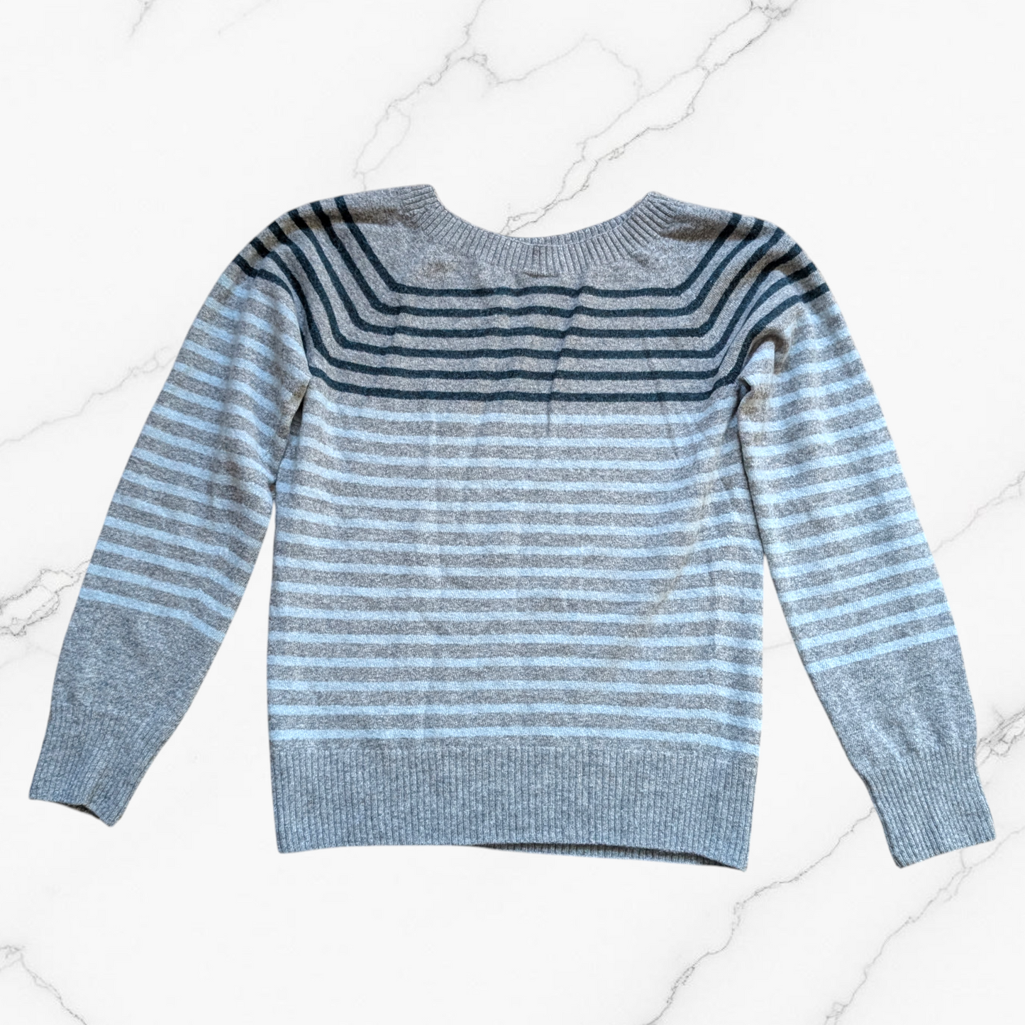 Celtic & Co. 100% Lambswool Striped Crew Neck Jumper