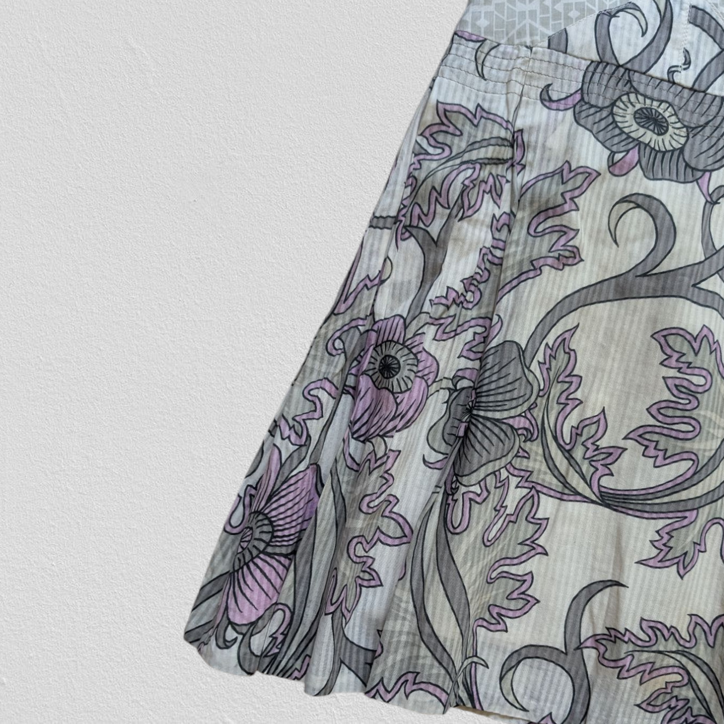 00's Floral Skirt